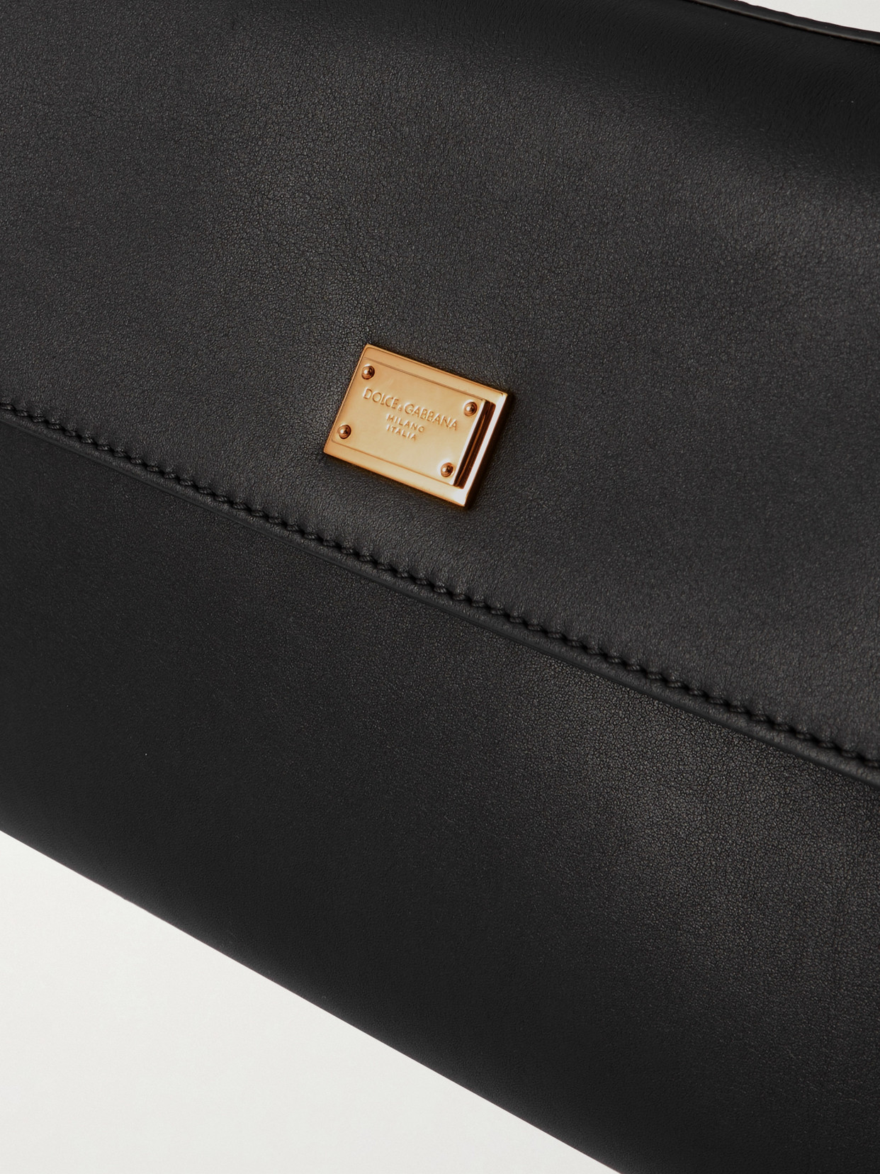 Dolce & Gabbana Sicily Leather Shoulder Bag