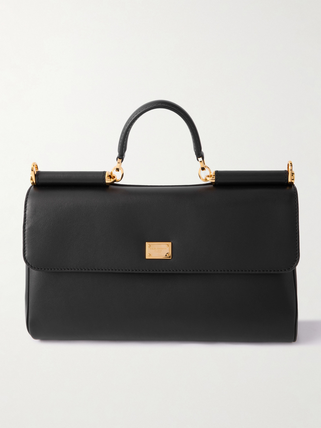 Dolce & Gabbana Sicily Leather Shoulder Bag