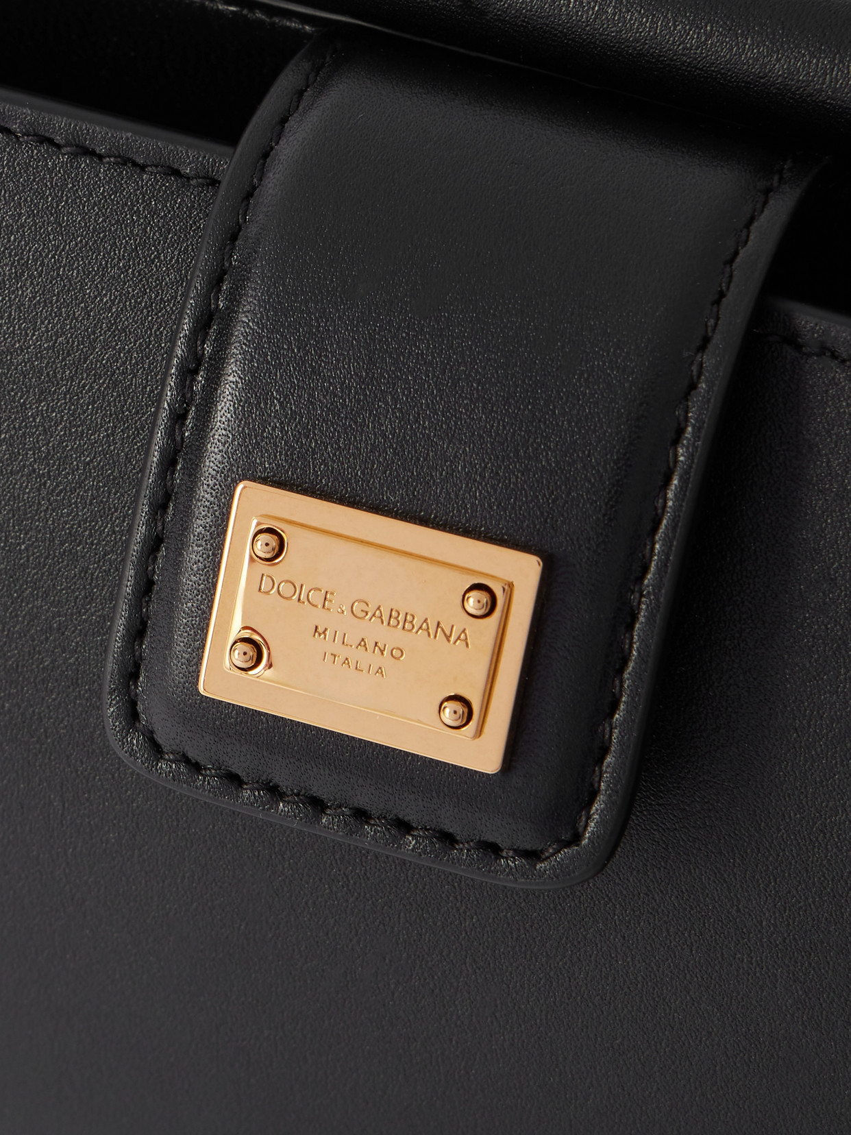 Dolce & Gabbana Sicily Leather Pouch