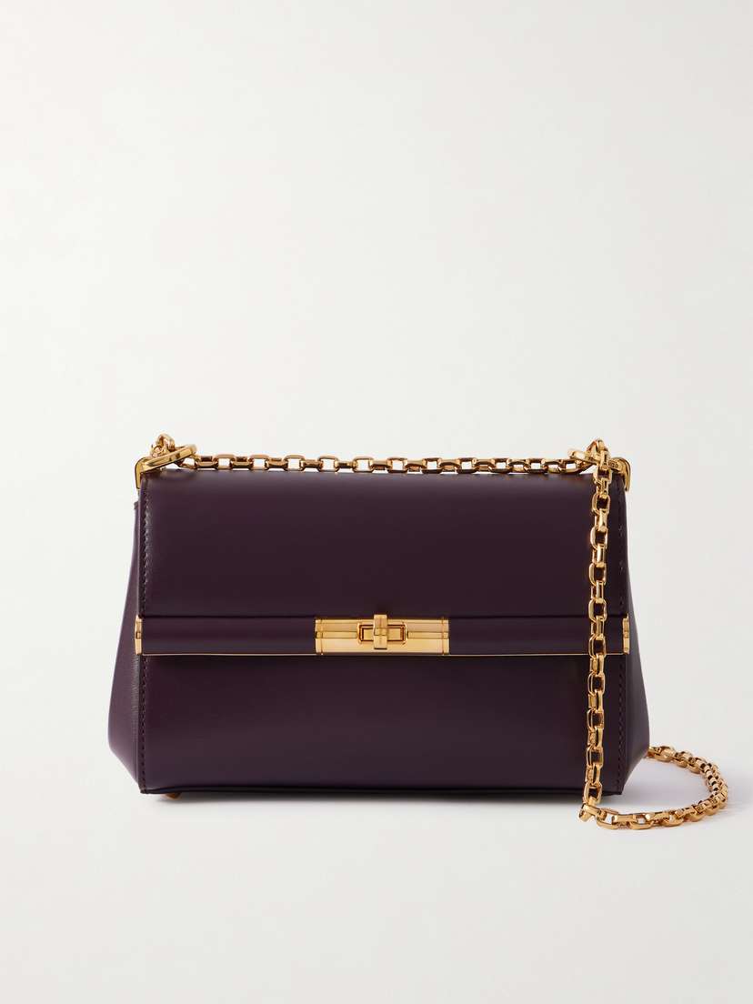 Dolce & Gabbana Marlene Embellished Leather Shoulder Bag