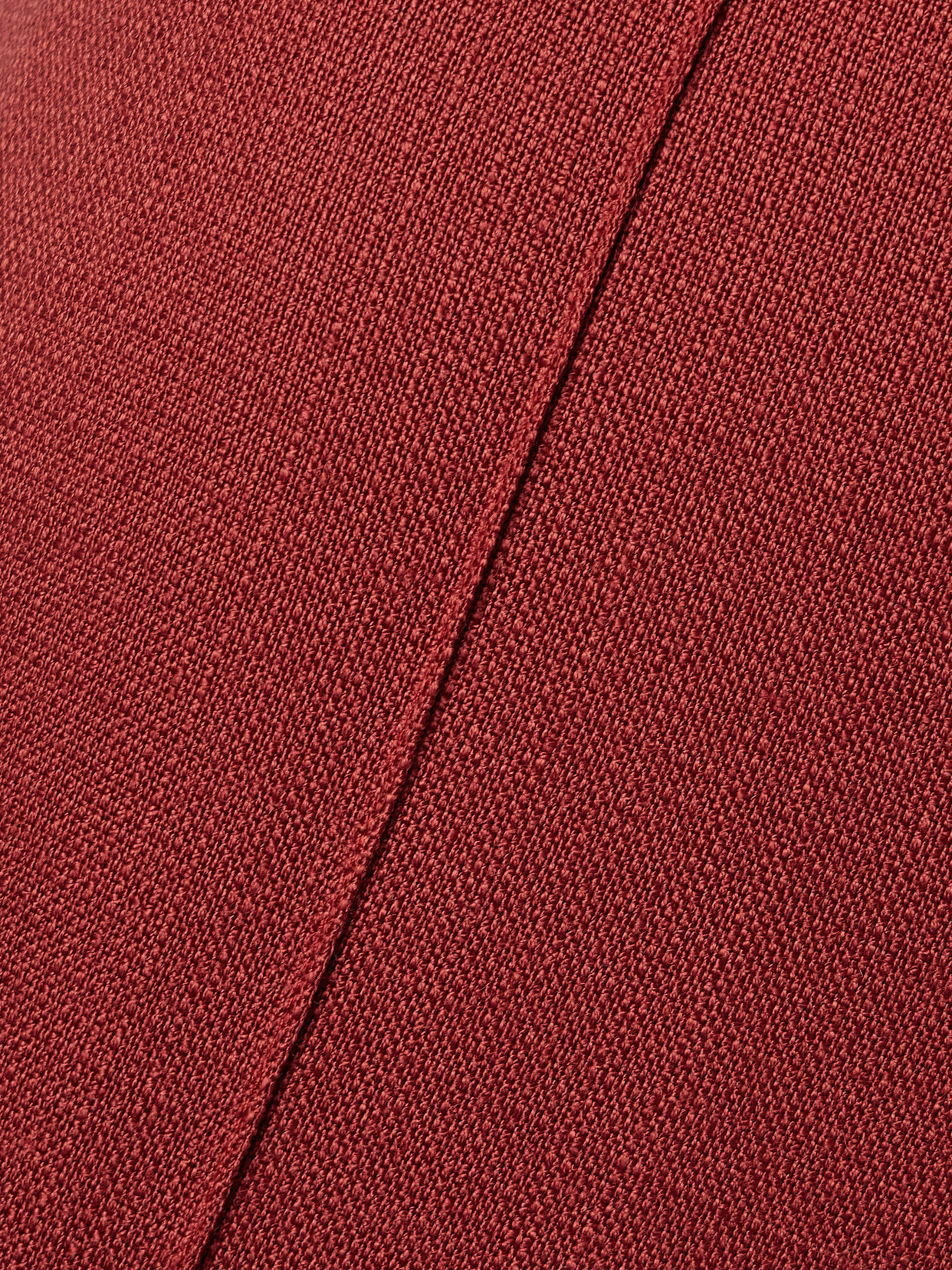 Adam Lippes Wyatt Canvas Straight-leg Pants In Red
