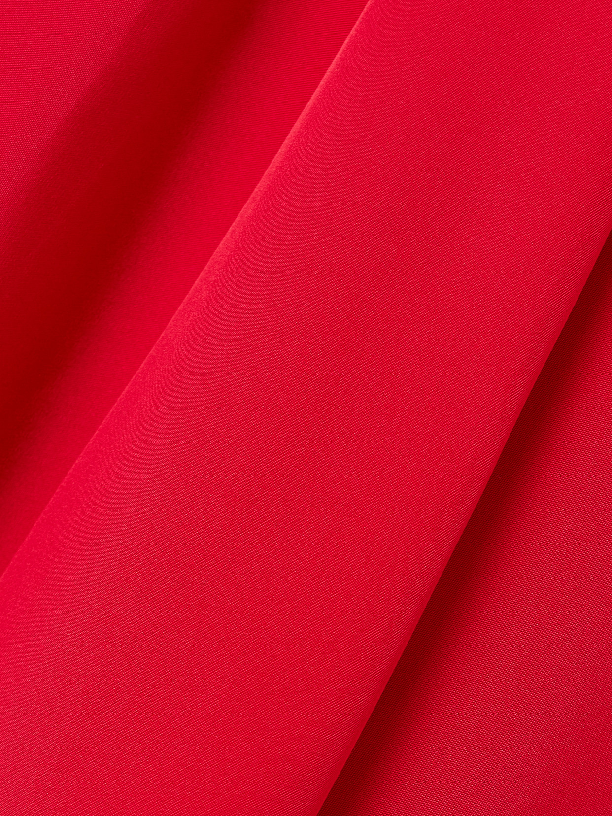 Adam Lippes Lynn Draped Silk-crepe Midi Dress In Red