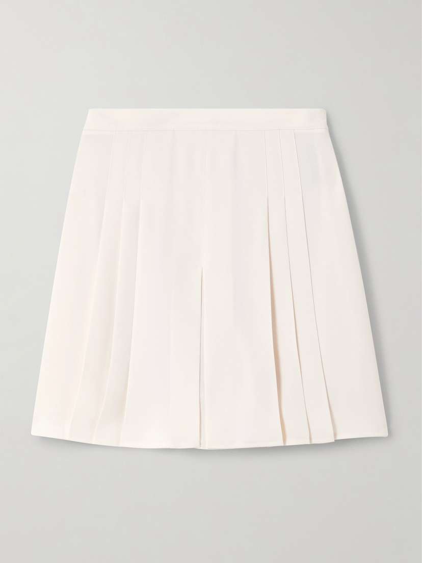 Tory Sport Layered Pleated Twill Shorts