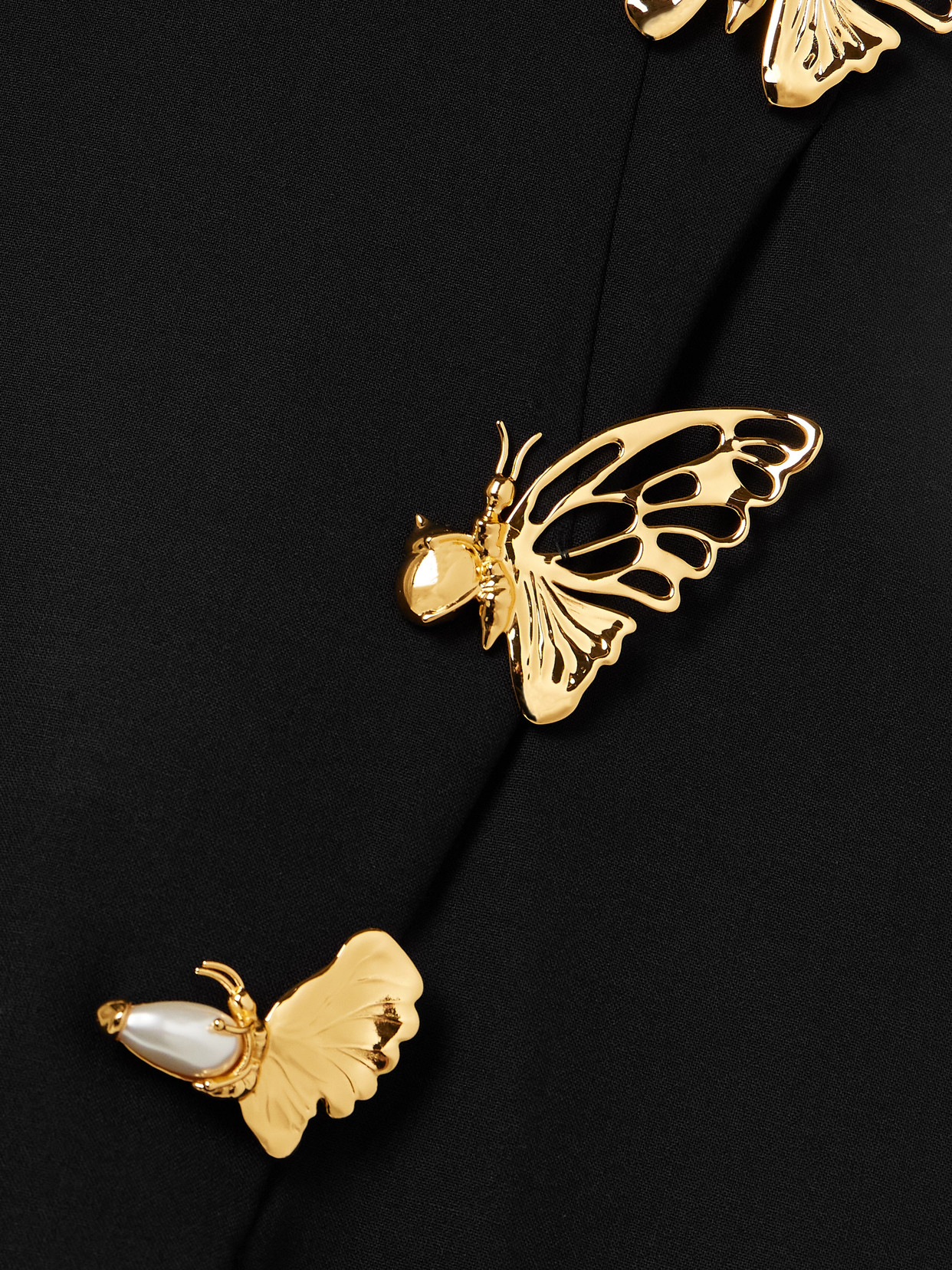 OSCAR DE LA RENTA EMBELLISHED WOOL-BLEND MIDI DRESS