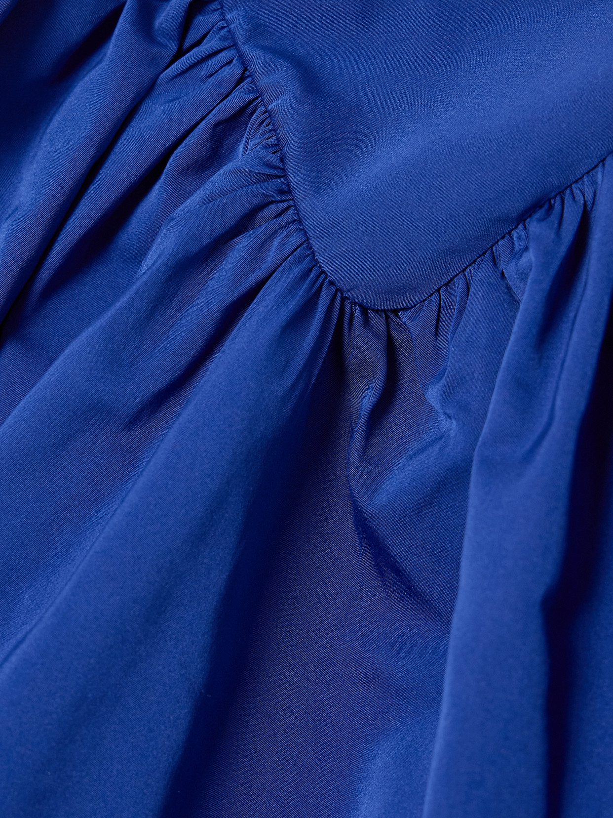 Vivienne Westwood Mini Sunday Dress Taffeta Electric-blue 44 Women In Blue