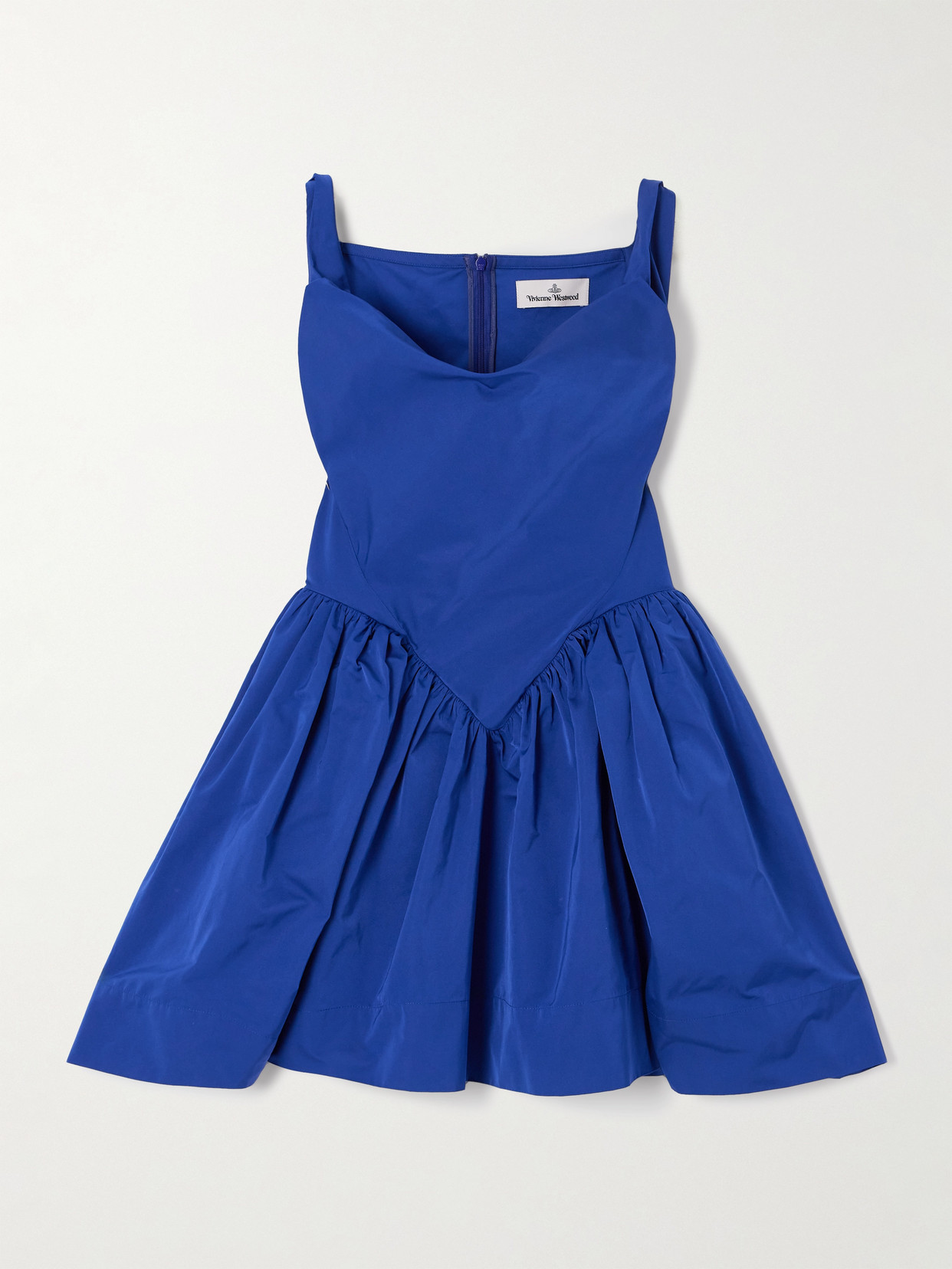 Vivienne Westwood Sunday Pleated Taffeta Mini Dress