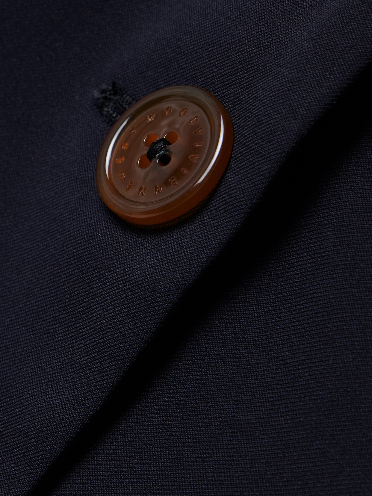 Vivienne Westwood Gathered Wool-twill Peplum Jacket In Blue