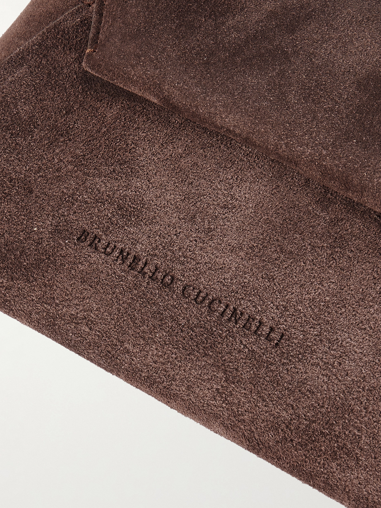 BRUNELLO CUCINELLI MINI SUEDE SHOULDER BAG