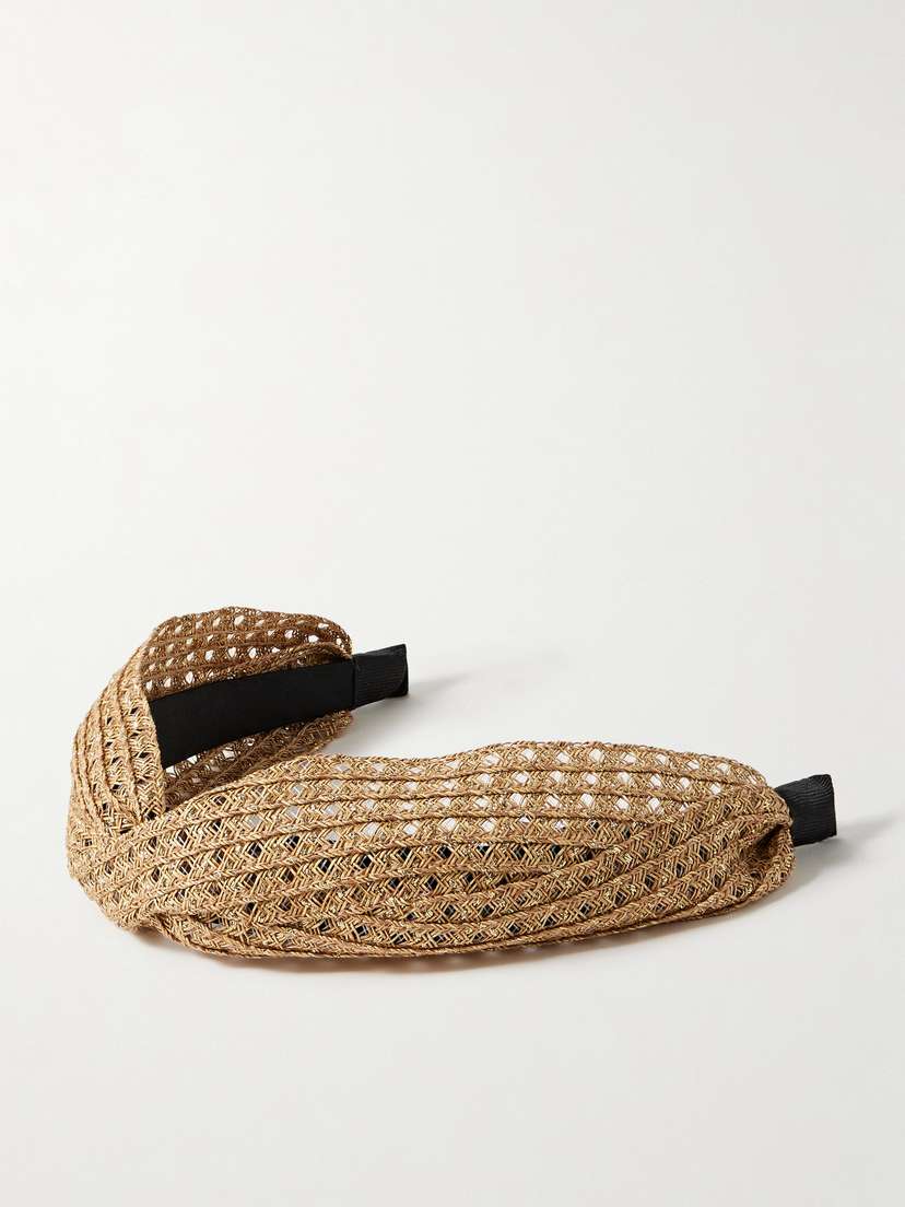 Eugenia Kim Rosanna Metallic Woven Headband