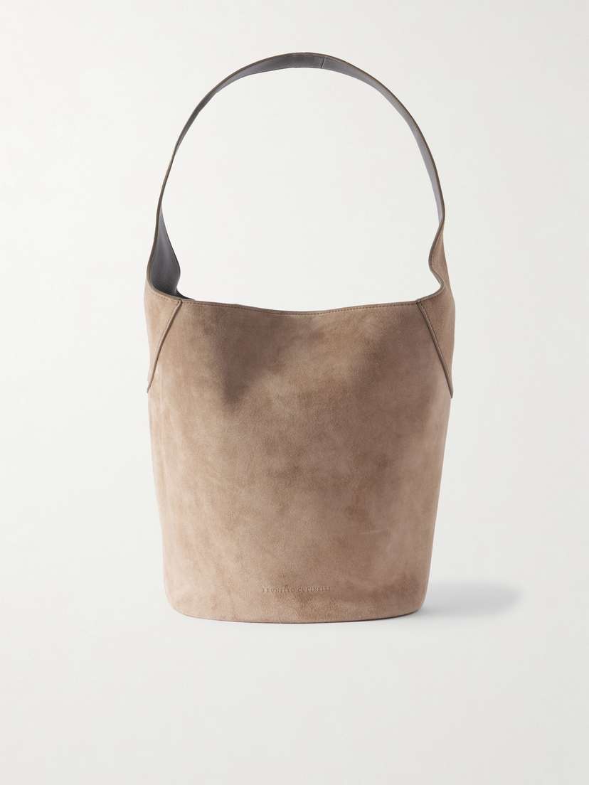 Brunello Cucinelli — Suede shoulder bag