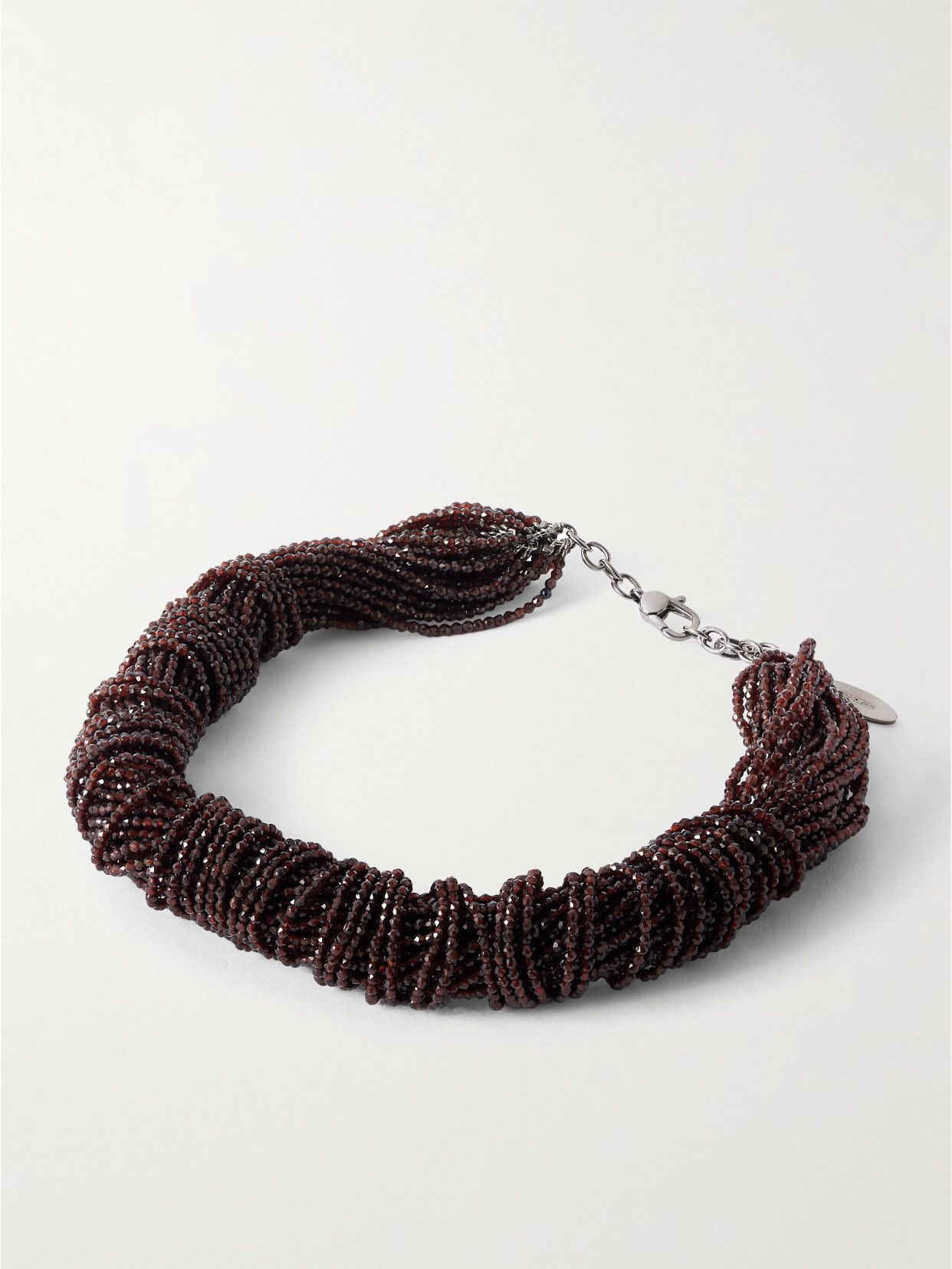 Brunello Cucinelli Silver-tone Beaded Necklace