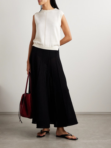 Proenza Schouler White Label Emily pointelle-knit tank