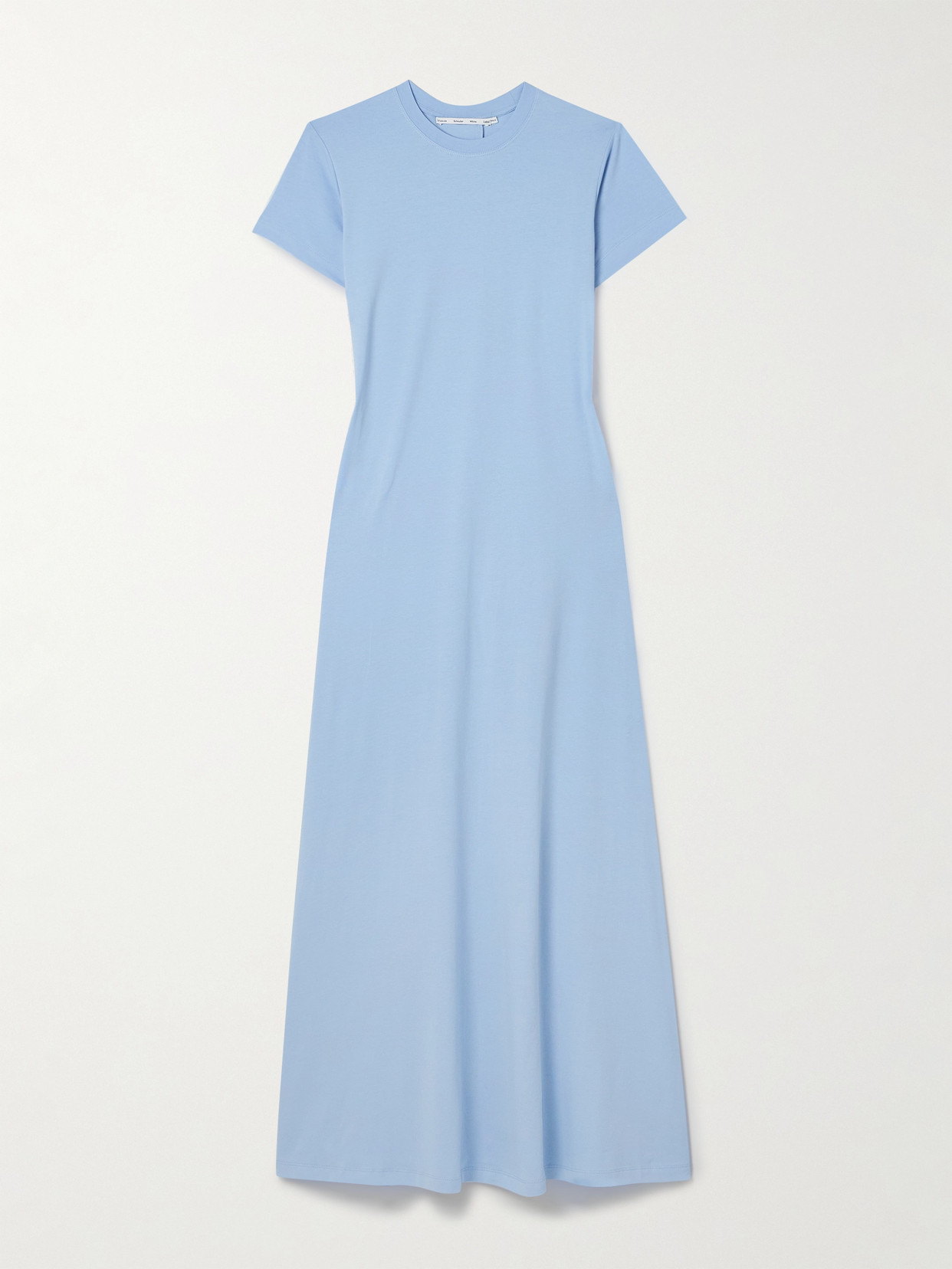 Proenza Schouler White Label Noelle Gathered Cotton-blend Jersey Maxi Dress