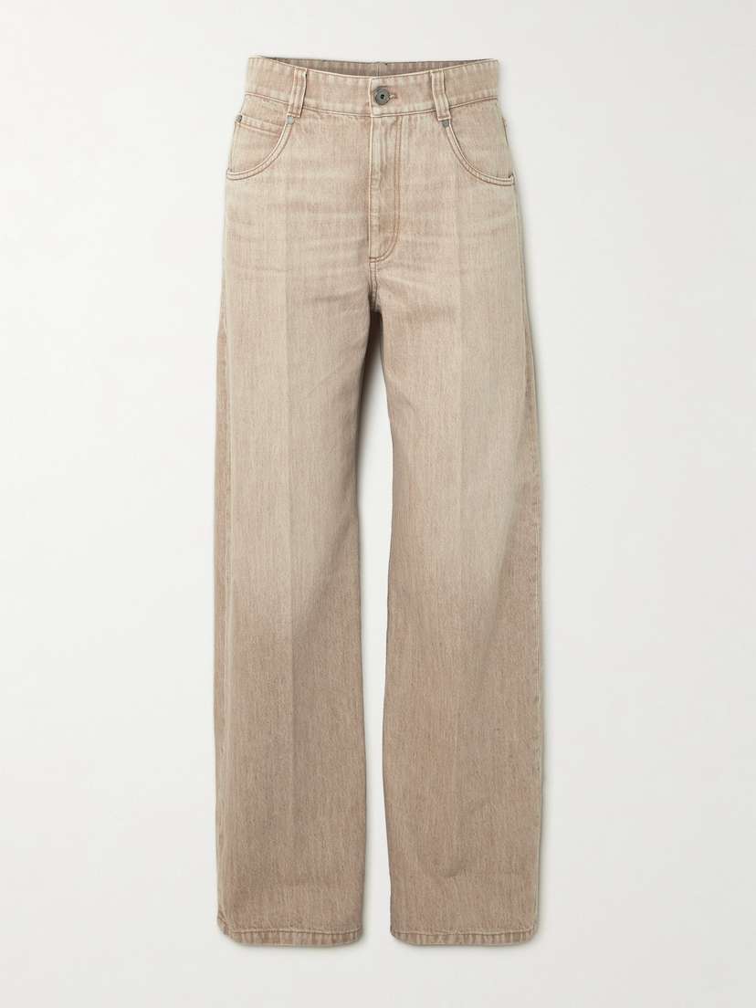 Brunello Cucinelli — High-rise wide-leg jeans