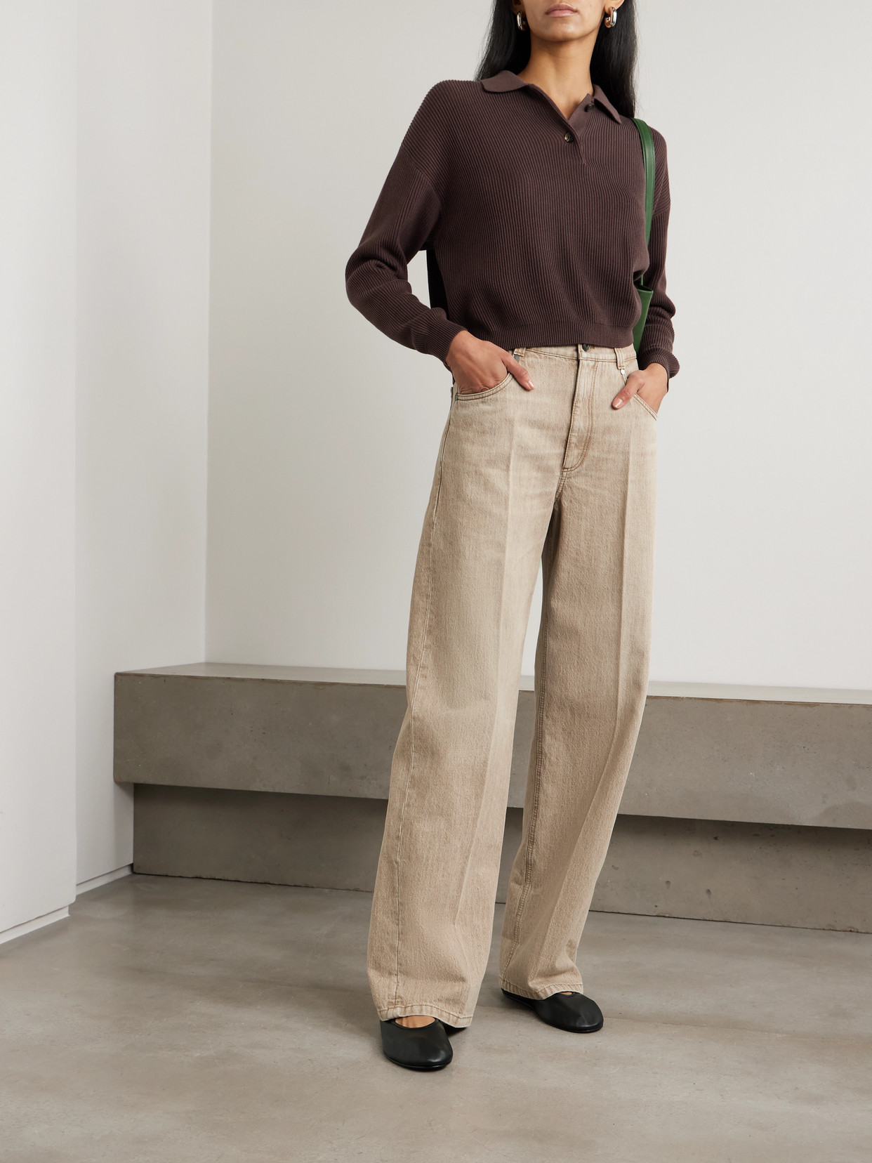 High-Rise Wide- Leg