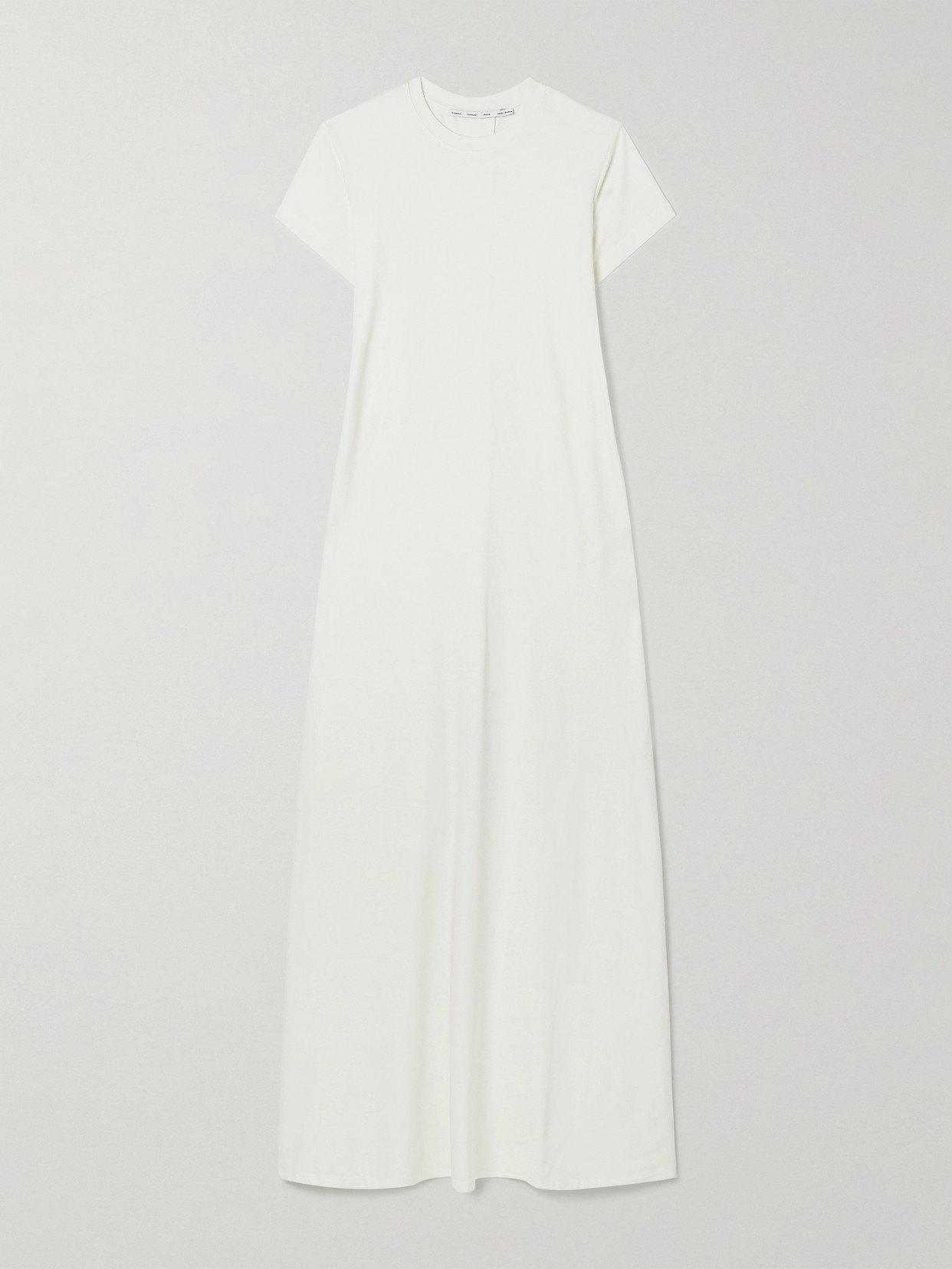 Proenza Schouler White Label Noelle Gathered Cotton-blend Jersey Midi Dress