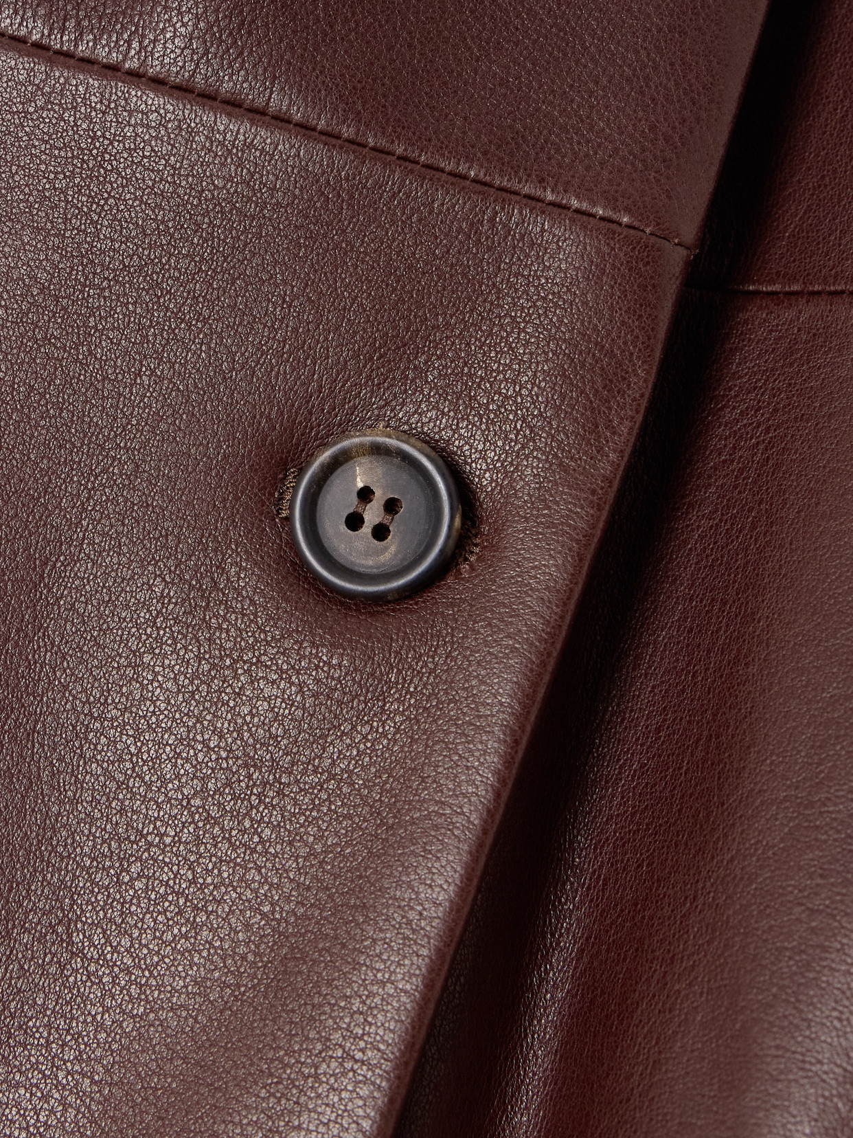 Brunello Cucinelli Belted Leather Jacket