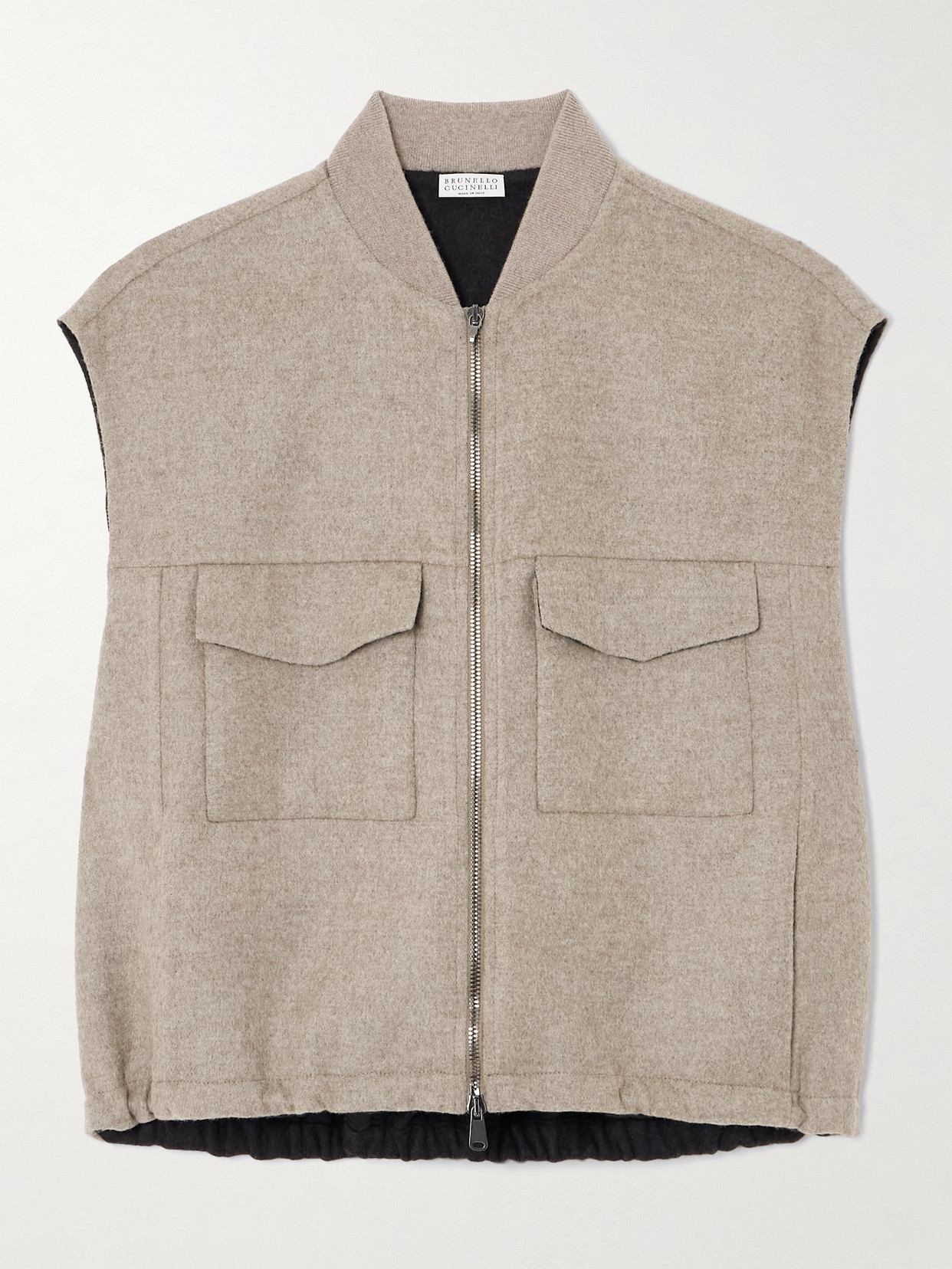 Brunello Cucinelli Wool-flannel Waistcoat