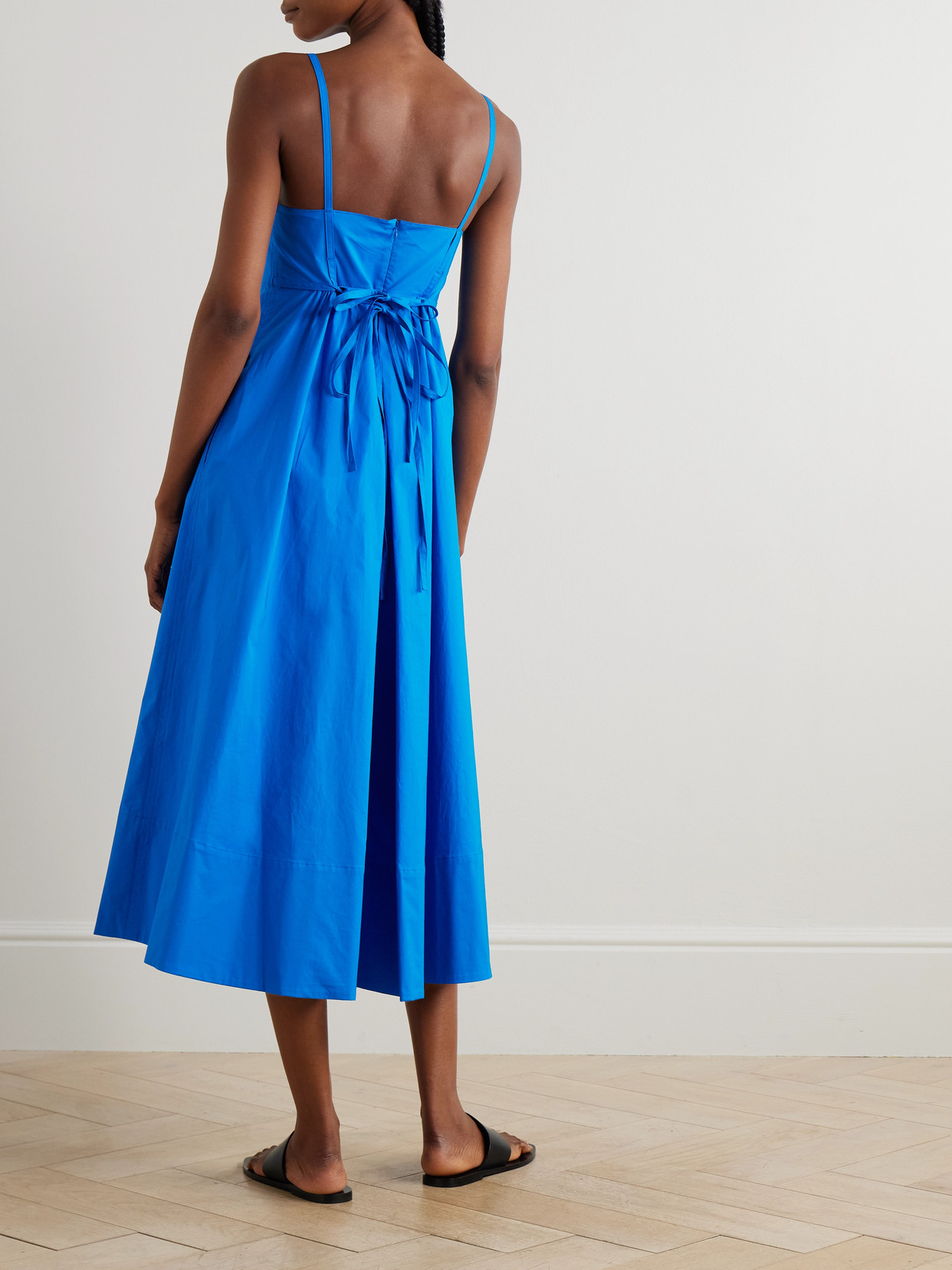 Proenza Schouler White Label Barker Dress In Blue