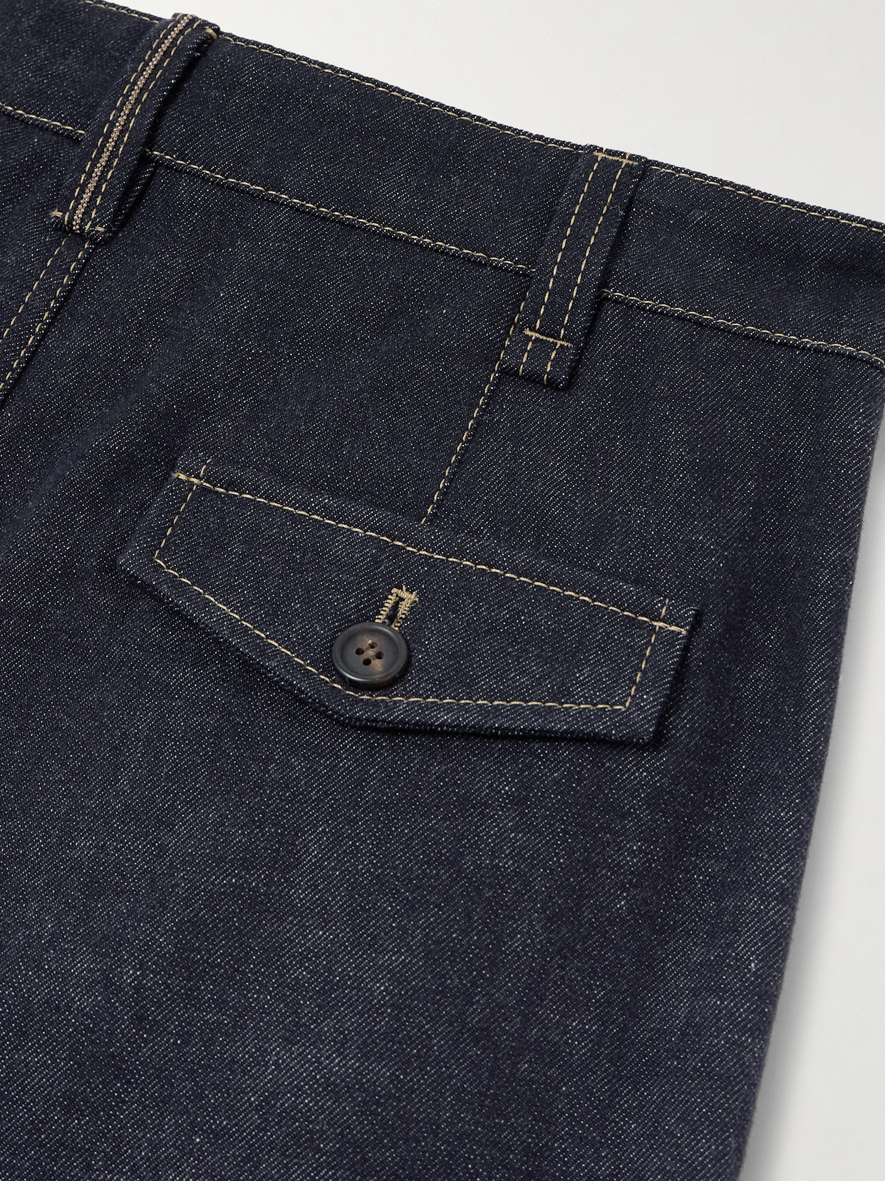 Brunello Cucinelli Cropped Mid-rise Wide-leg Jeans