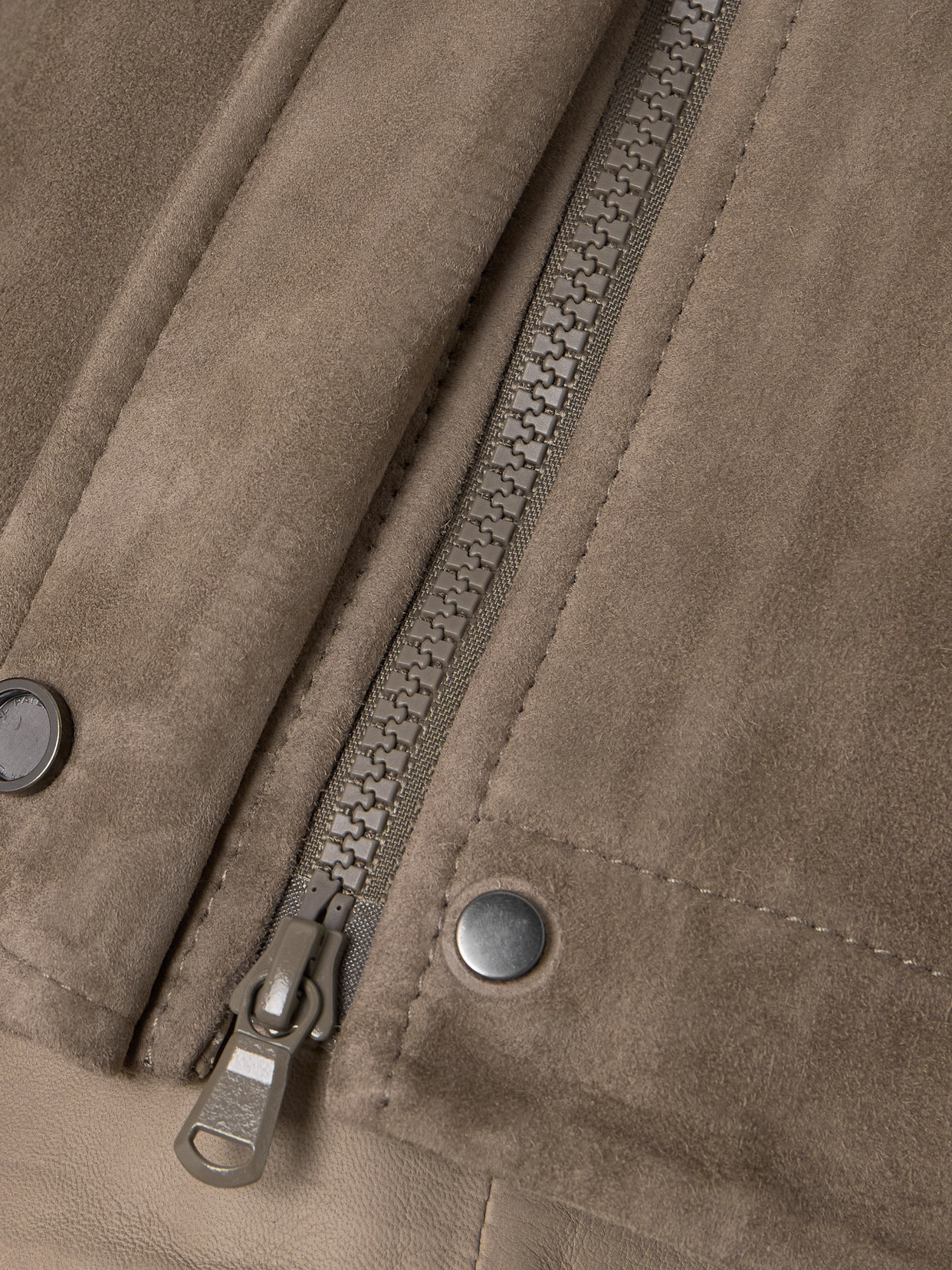 Brunello Cucinelli Cropped Bead-embellished Suede Jacket