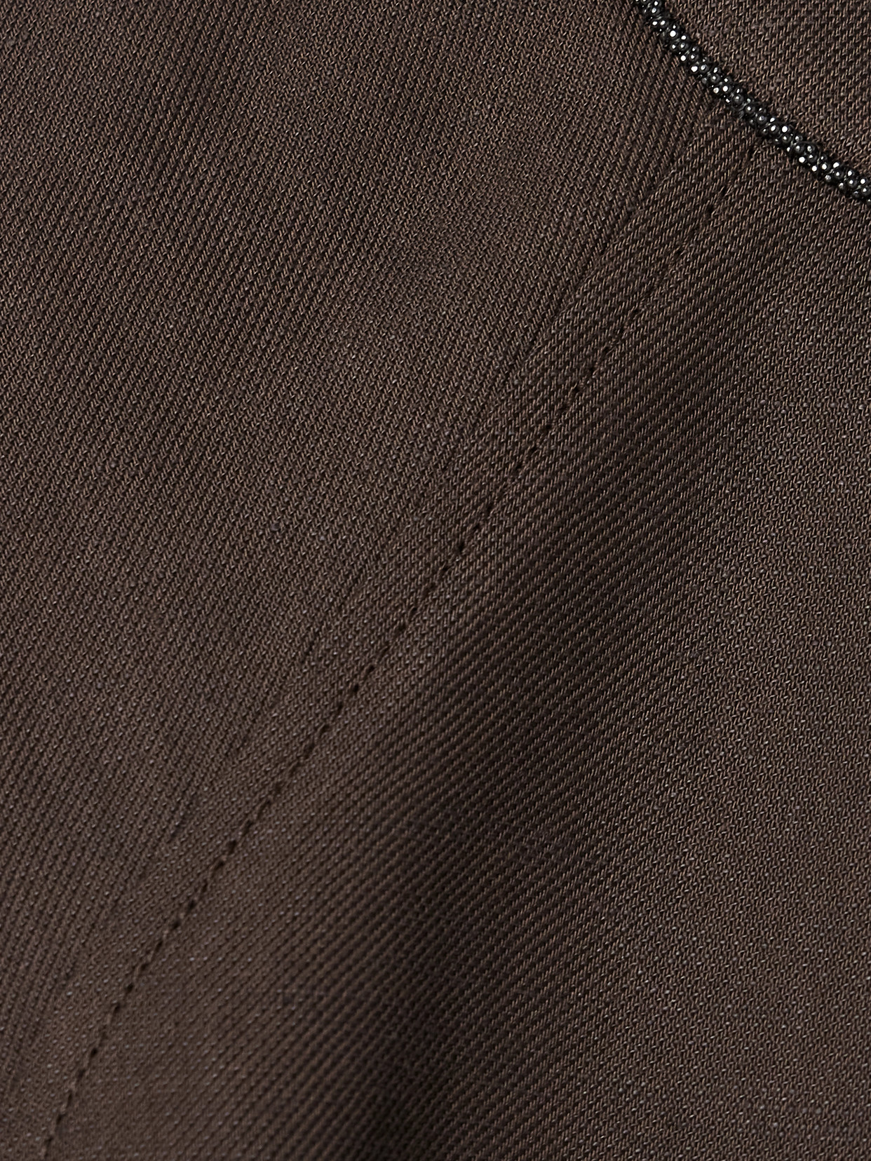 Brunello Cucinelli Bead-embellished Twill Mini Dress