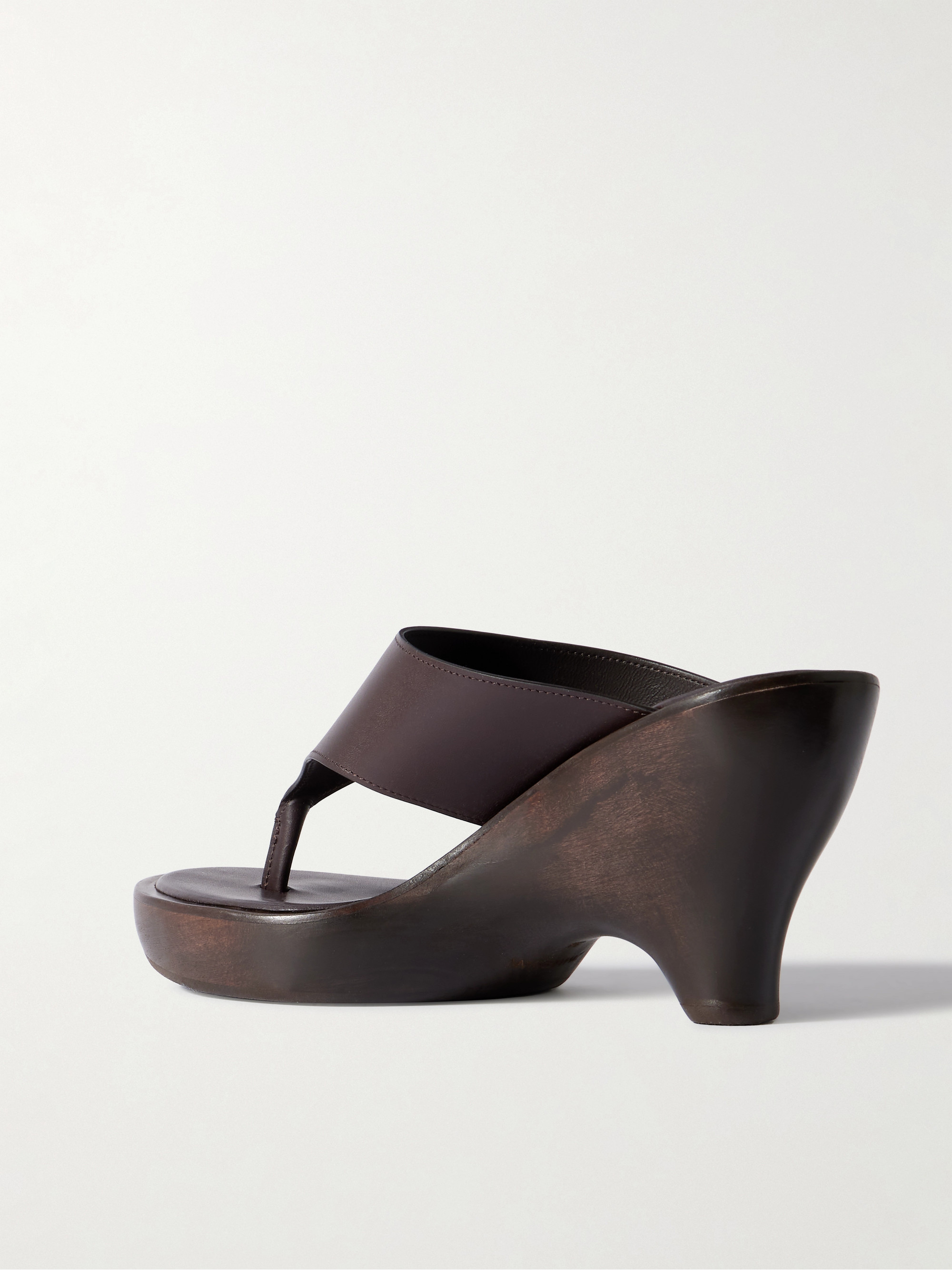 Zimmermann Wild Wedge leather platform sandals thumbnail