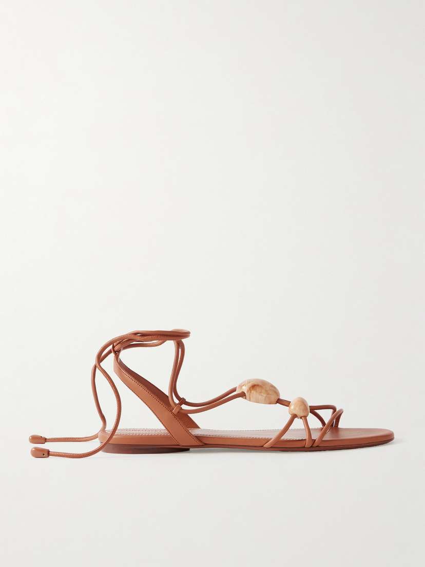 Gleam Leather Sandals