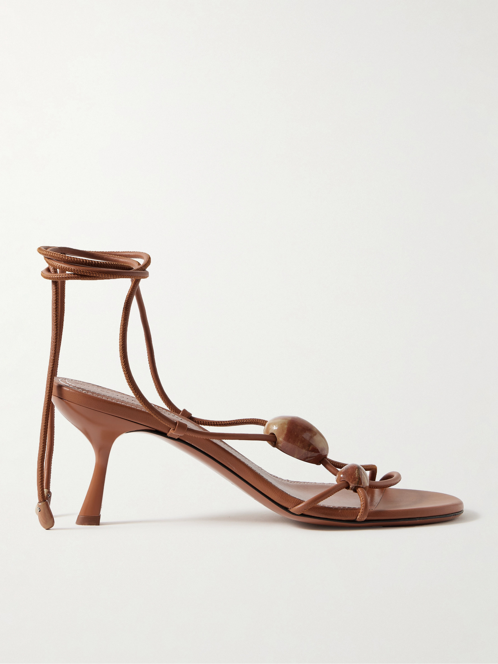 Zimmermann Gleam embellished leather sandals