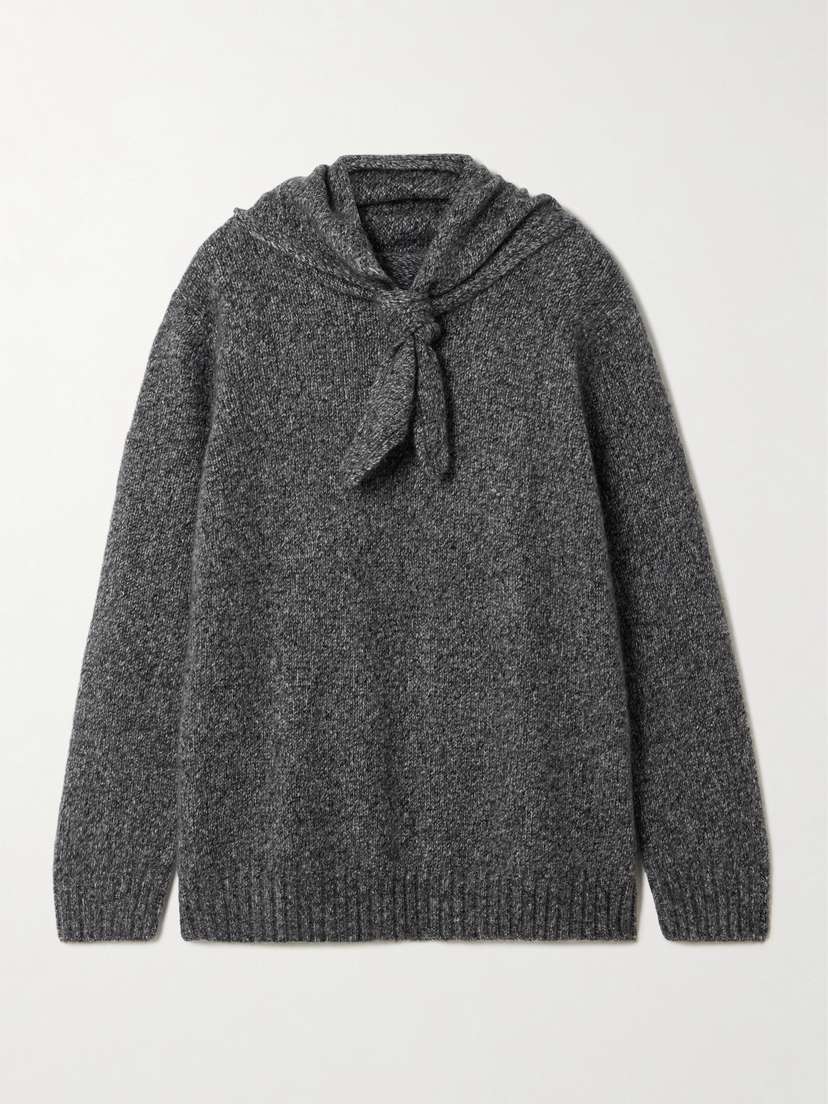 Arch4 Verona Organic Cashmere And Silk-blend Sweater And Scarf Set