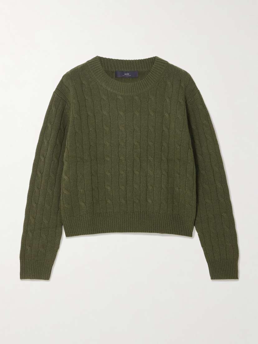 Arch4 Tinka Cable-knit Cashmere Sweater