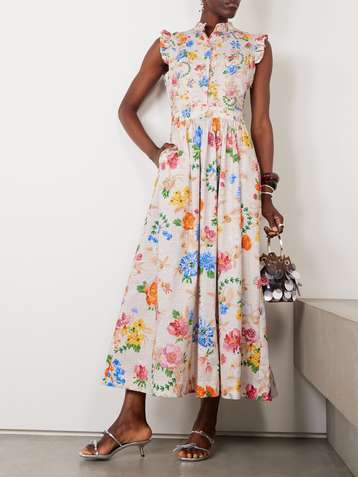 贅沢品 レディース Katrantzou Mary 花柄ワンピース NET-A-PORTER | ワンピース