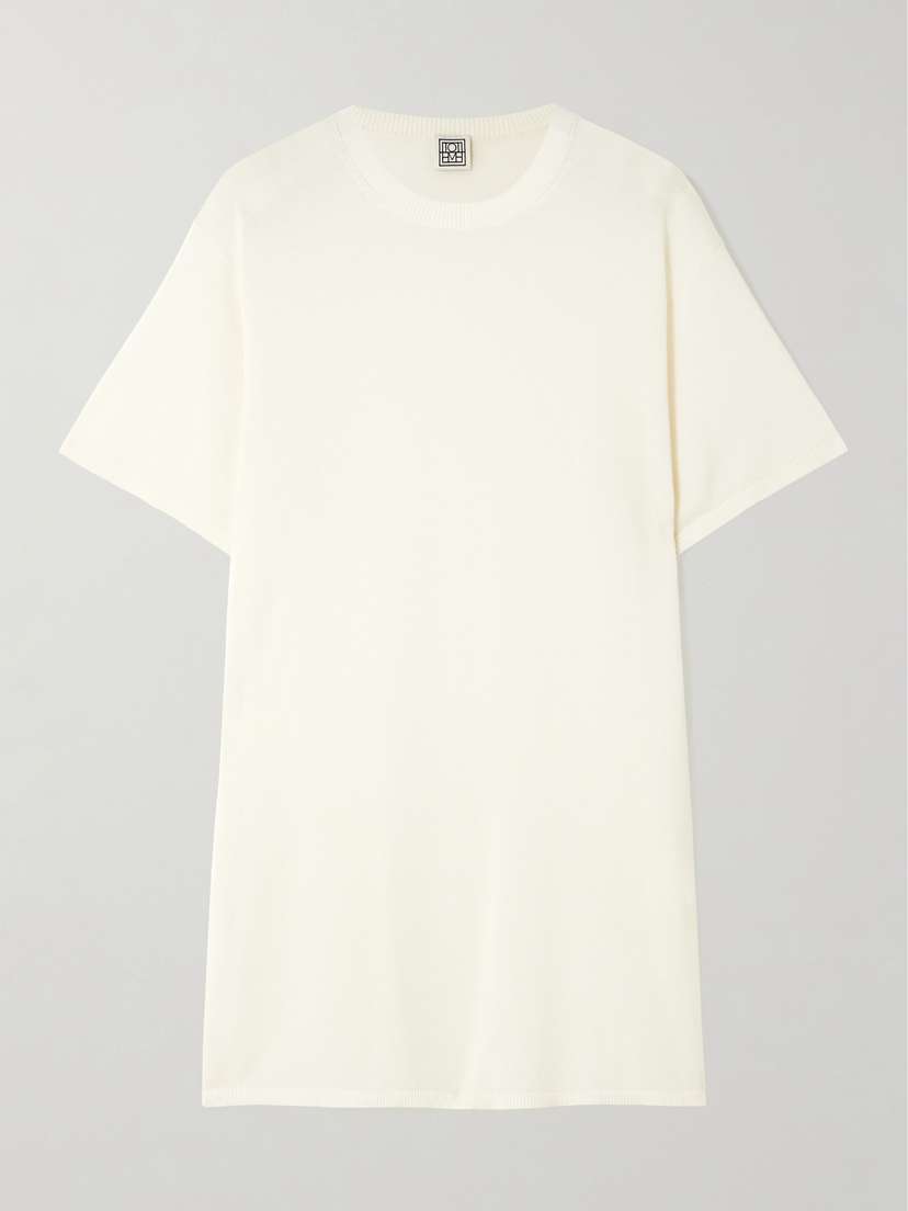 Toteme — Lyocell and cashmere-blend T-shirt