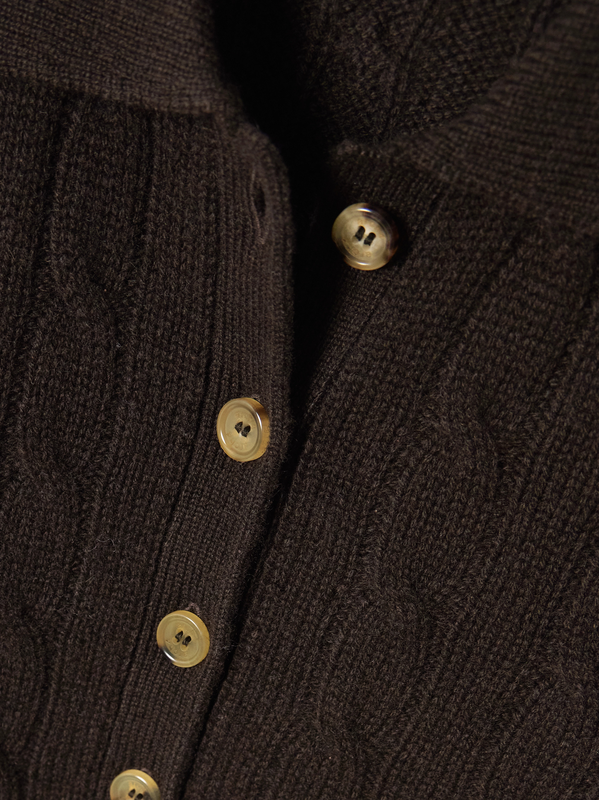 arch4 Comet cashmere cable-knit polo sweater thumbnail