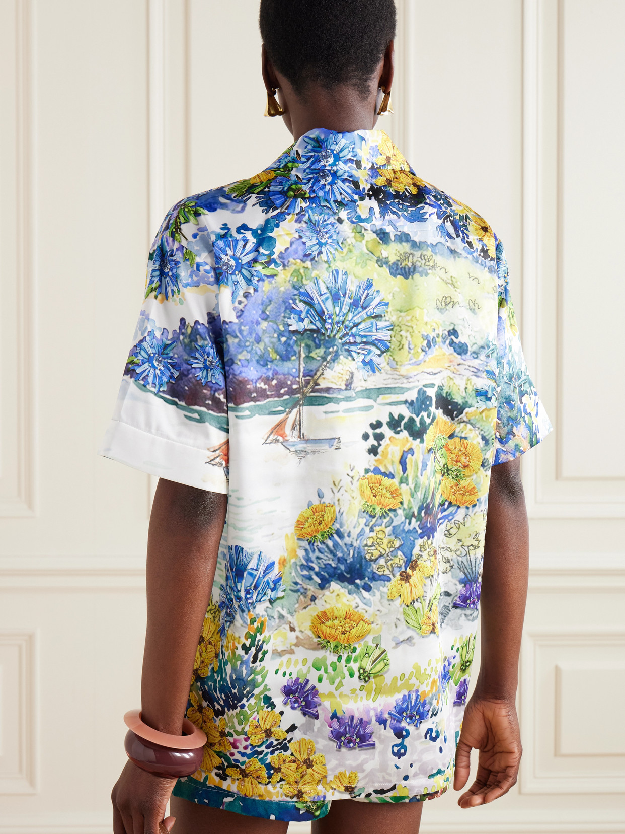 Vero Printed Twill Shirt