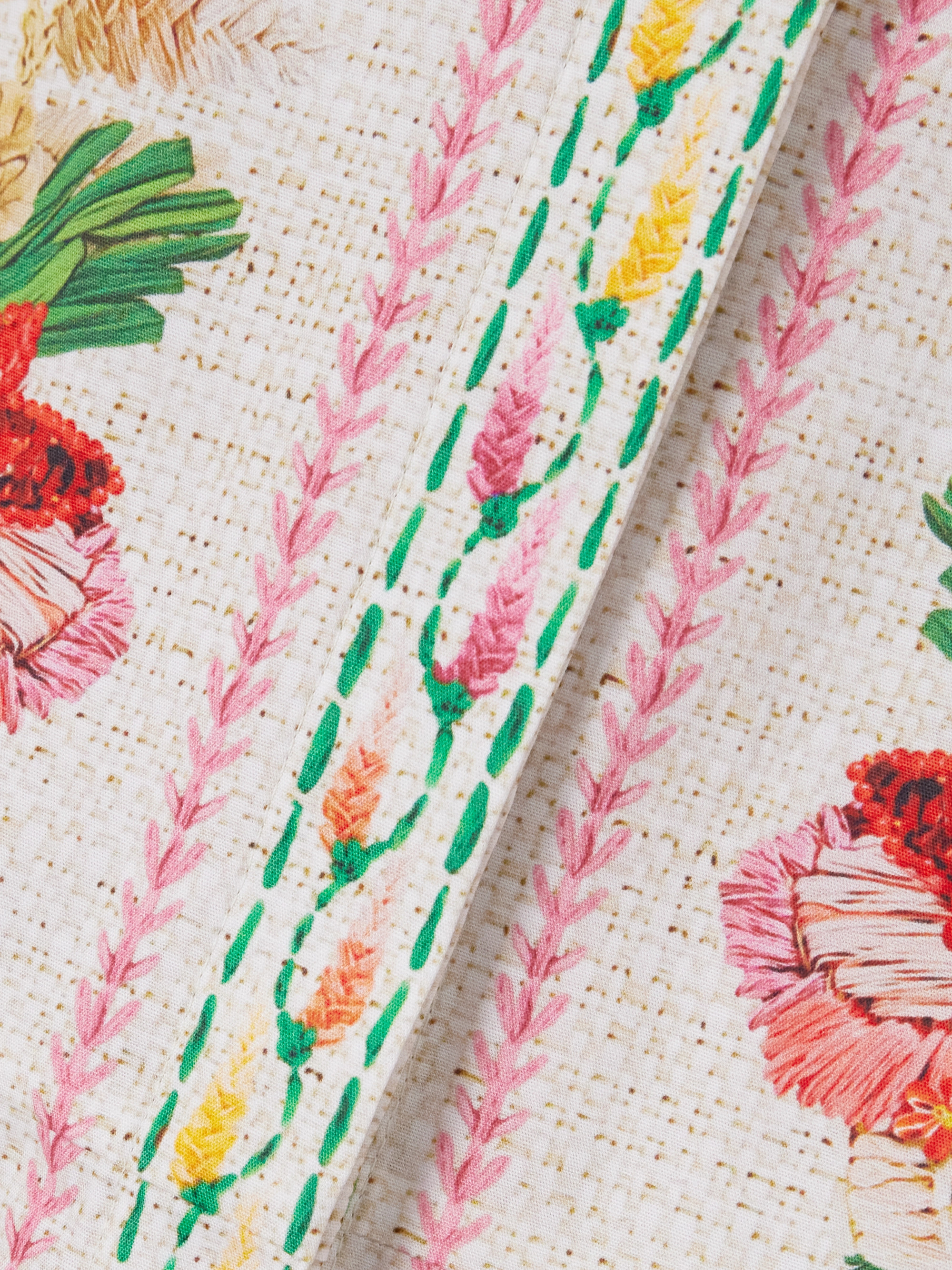 MARY KATRANTZOU Como belted floral-print cotton-poplin midi shirt dress