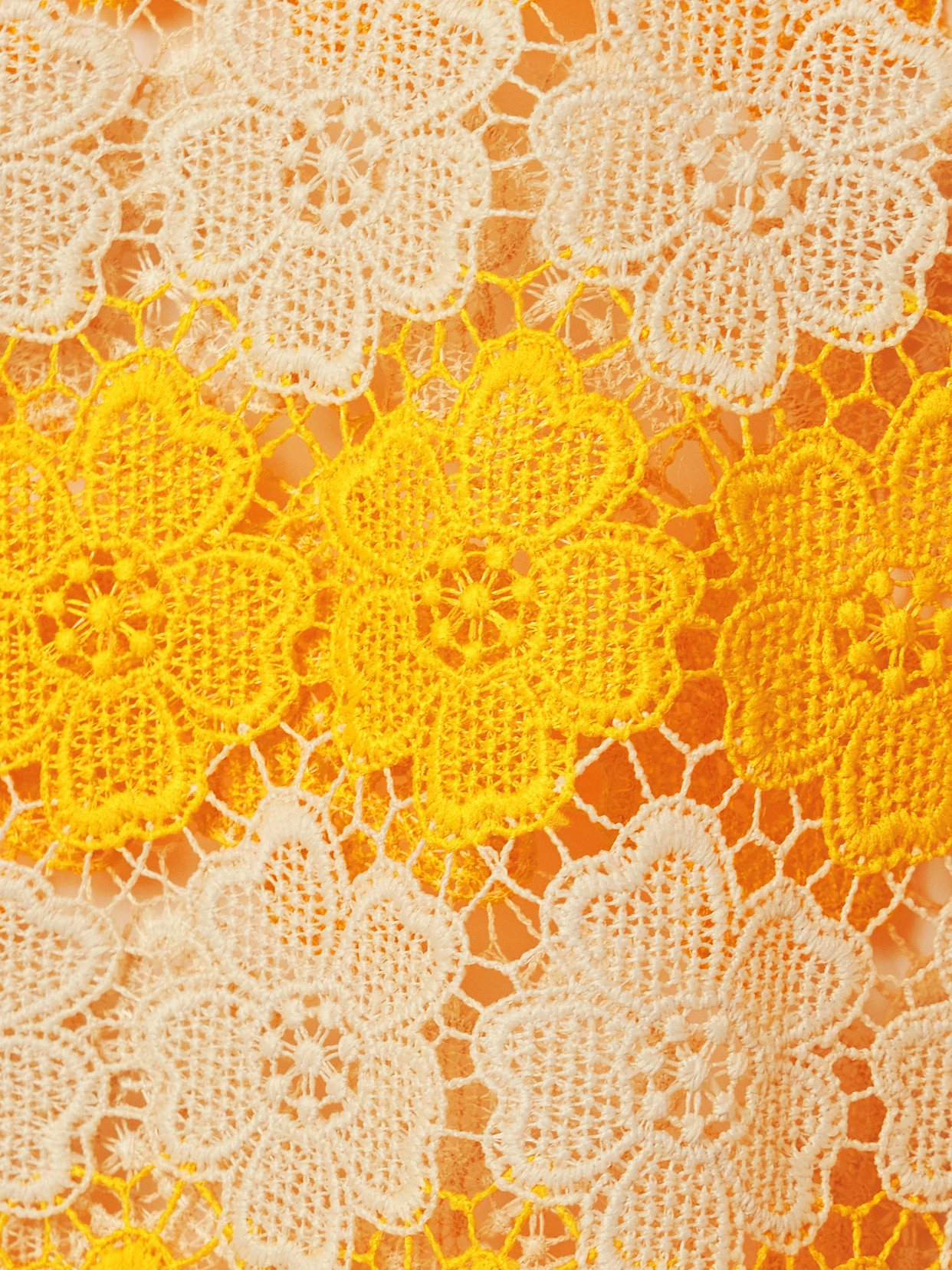 Miguelina Gianina Cotton Guipure Lace Kaftan