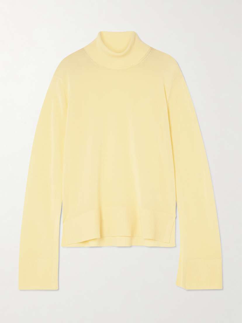TOTEME Lyocell-blend Turtleneck Sweater