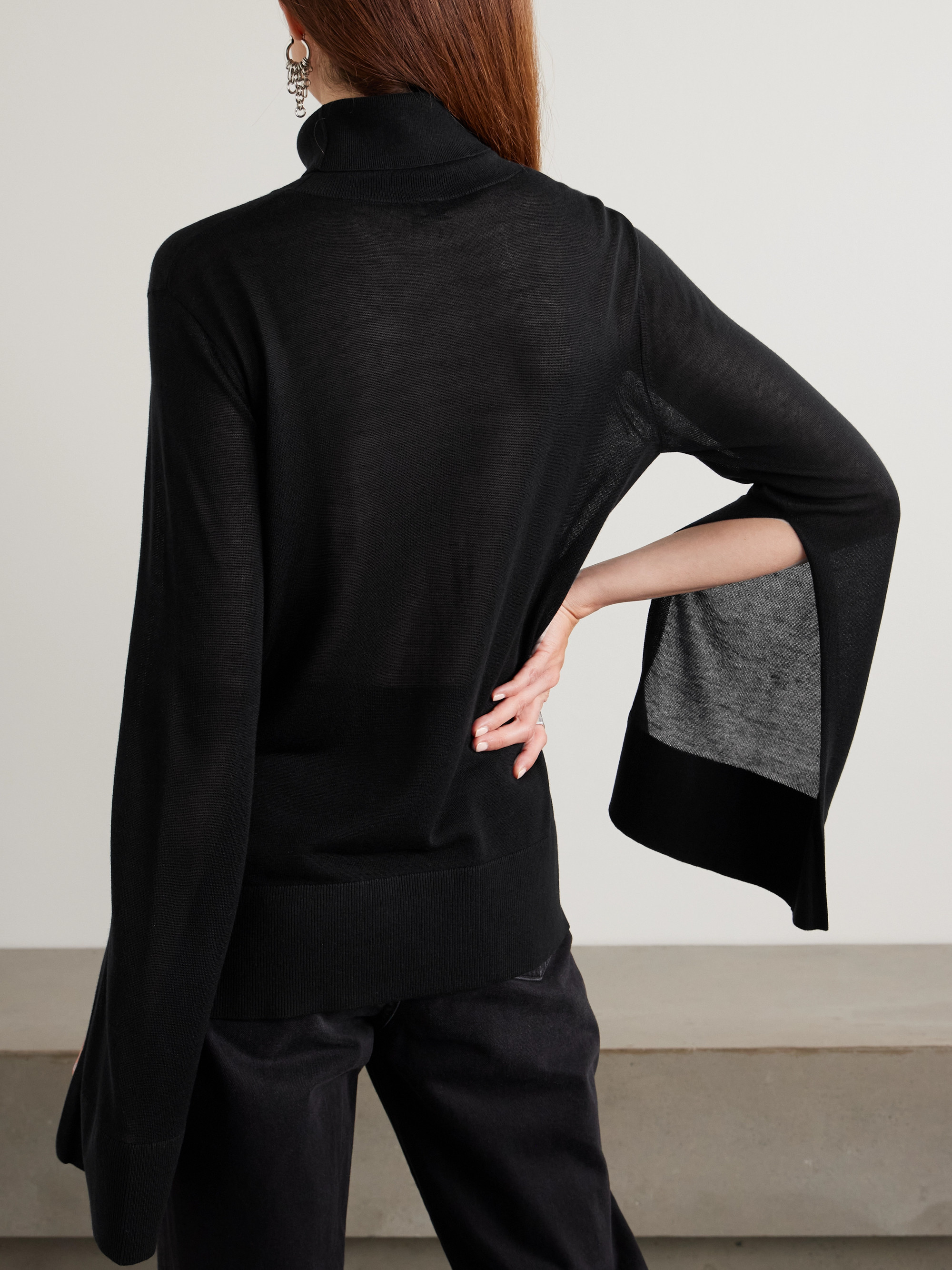 TOTEME Lyocell-blend turtleneck sweater