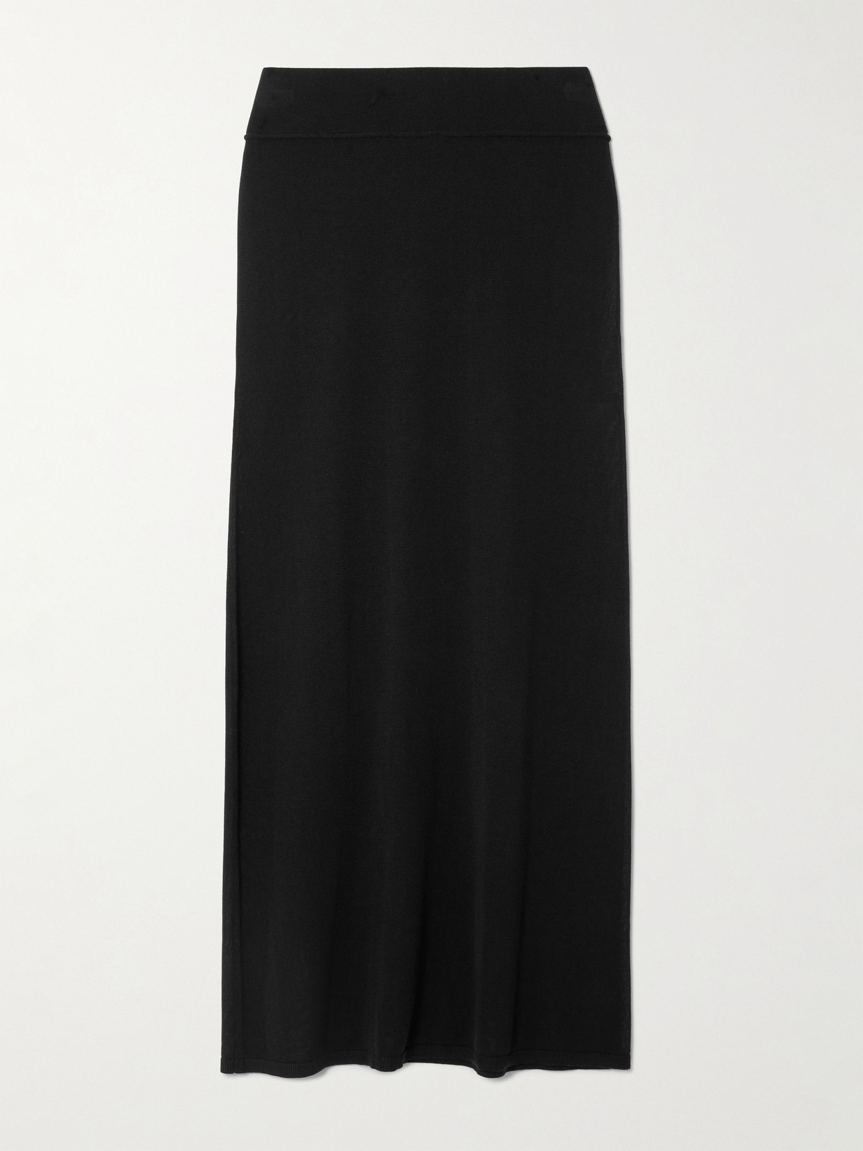 Totême Lyocell And Cashmere-blend Maxi Skirt