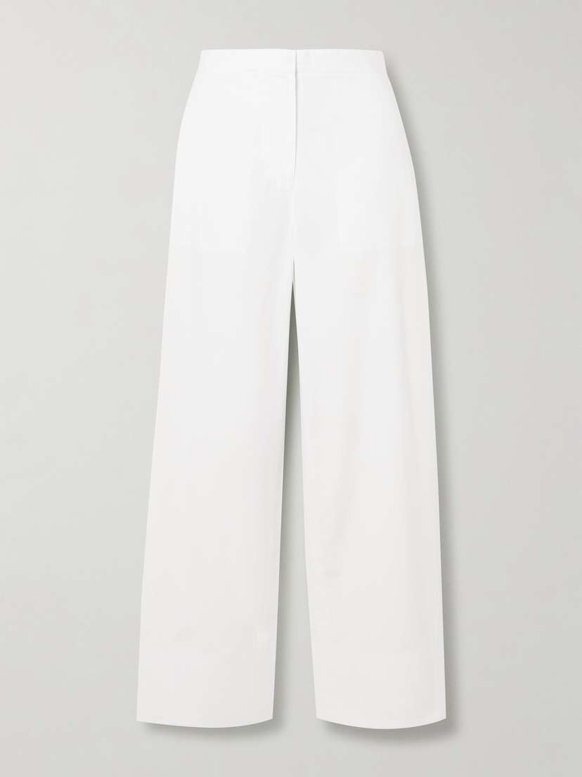 Toteme — Organic cotton-poplin pants