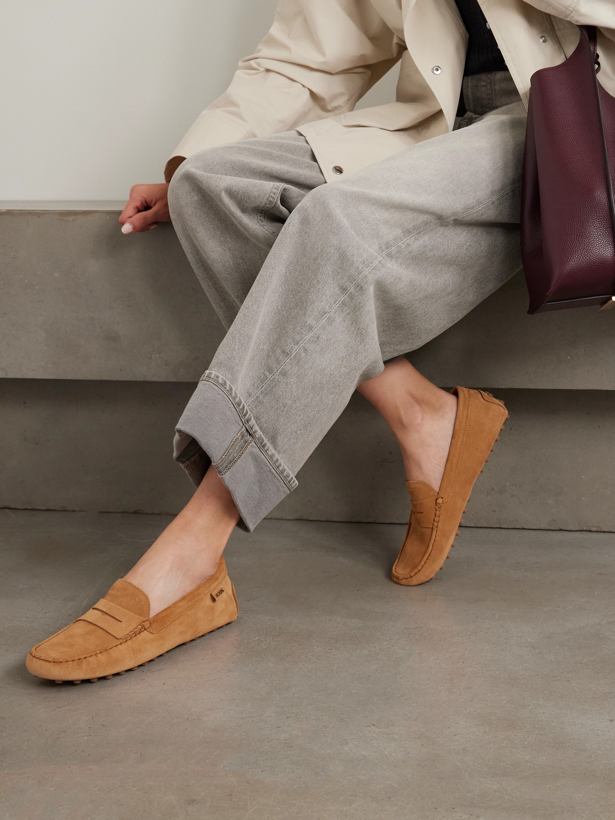 Tod's Gommino Suede Loafers