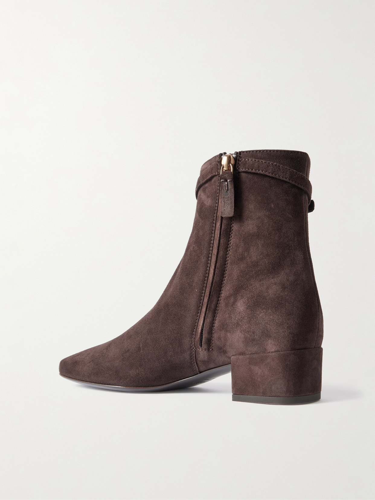 Tod's Embellished Suede Ankle Boots