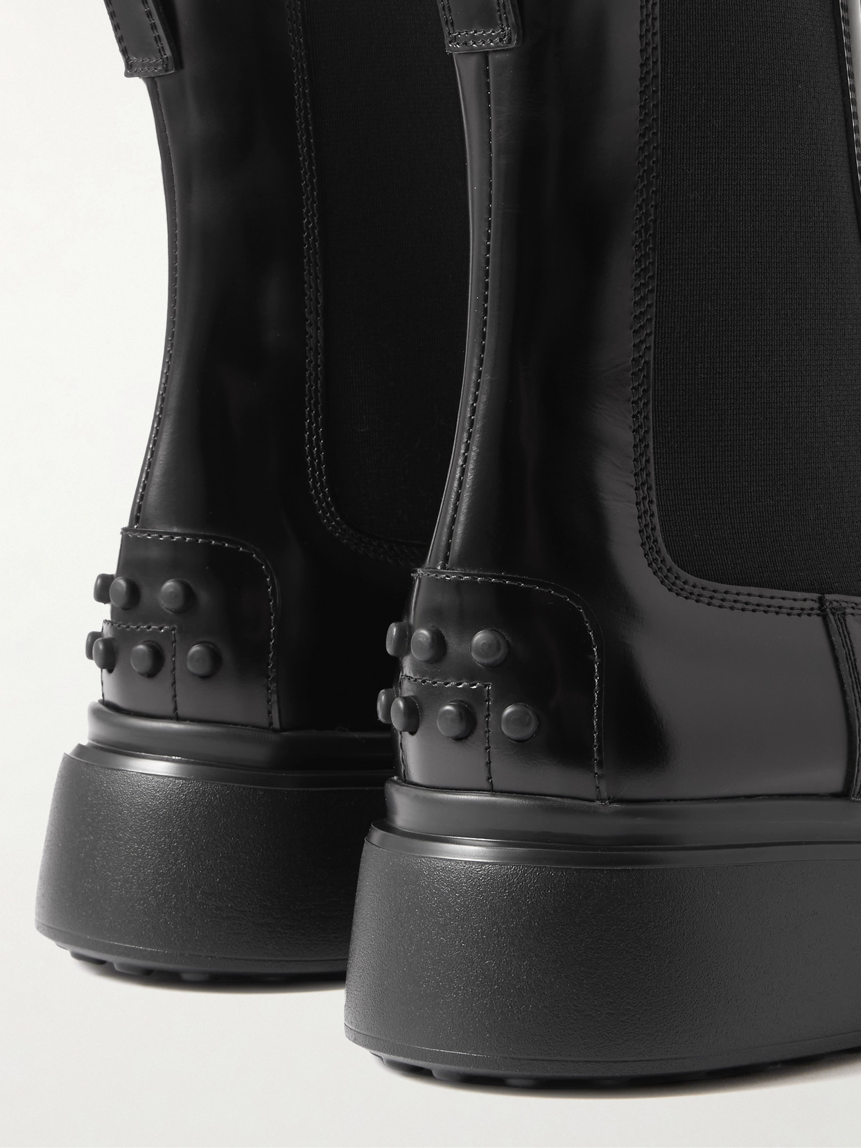 Tod's Gomma Leather Chelsea Boots
