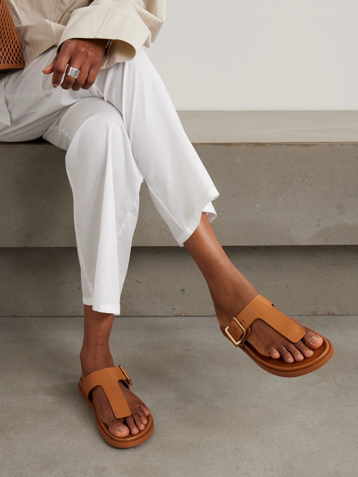 Tod's Buckled Leather Sandals