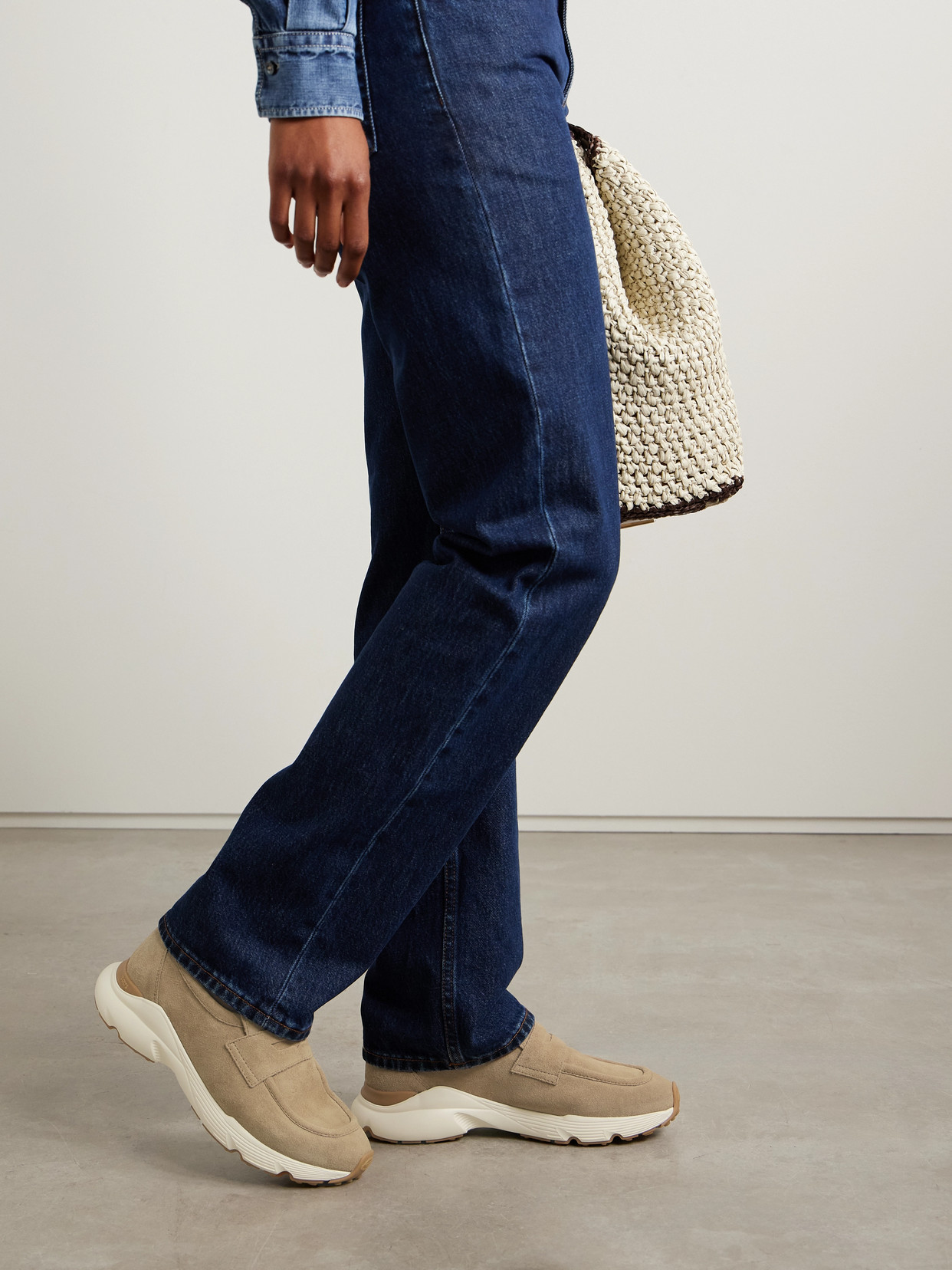 Tod's Suede Slip-on Sneakers