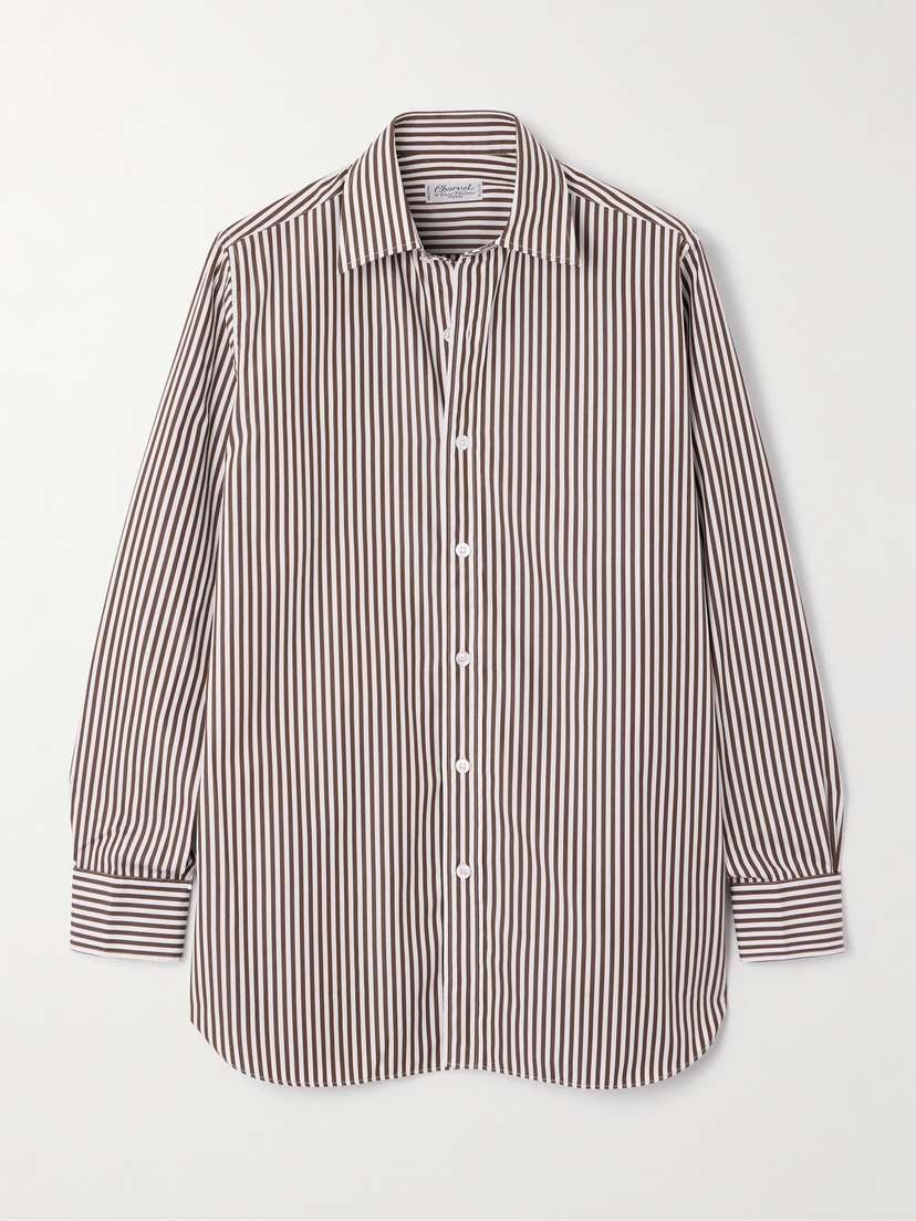 Charvet Striped Cotton-poplin Shirt