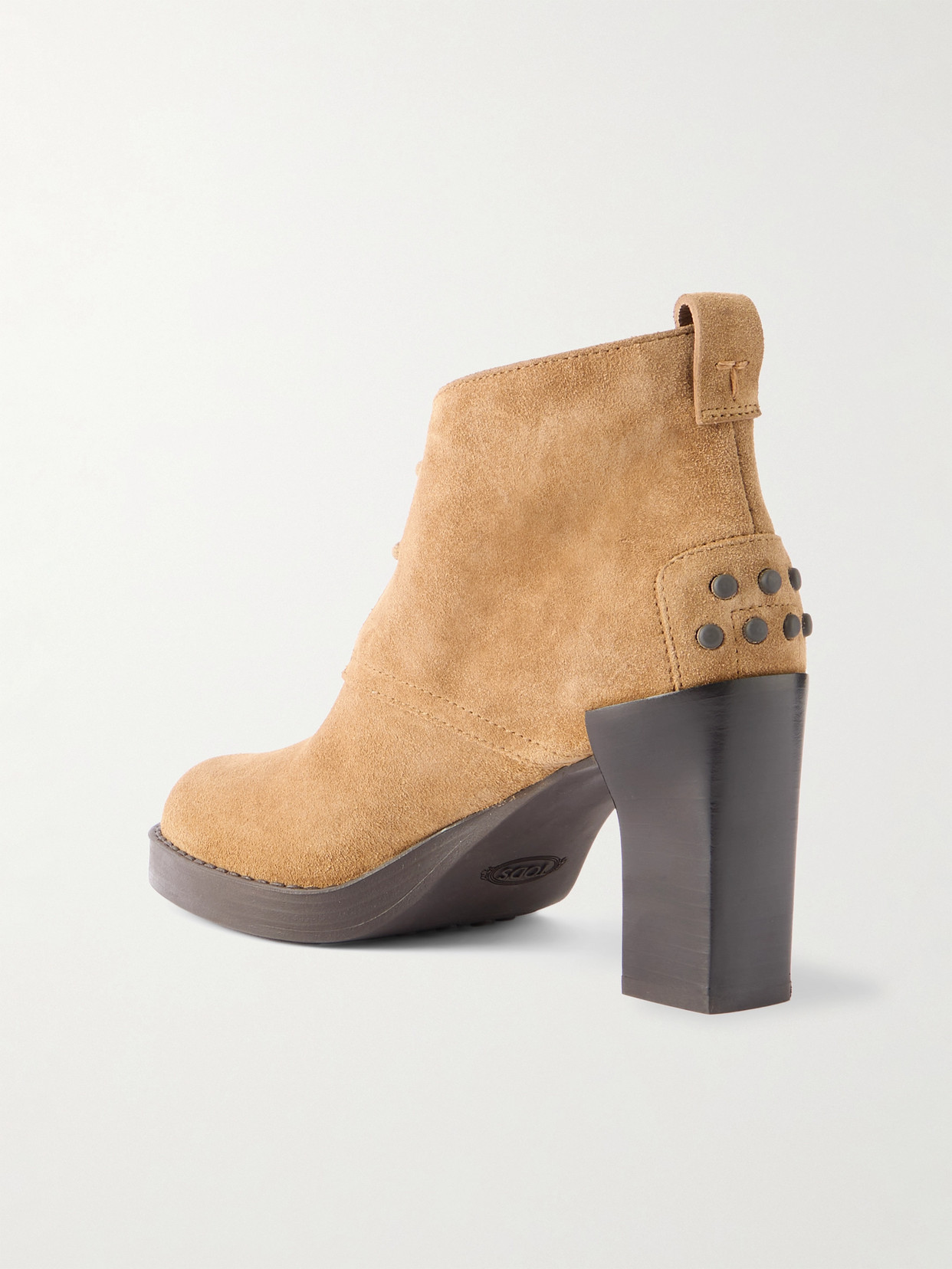Tod's Gomma Suede Ankle Boots