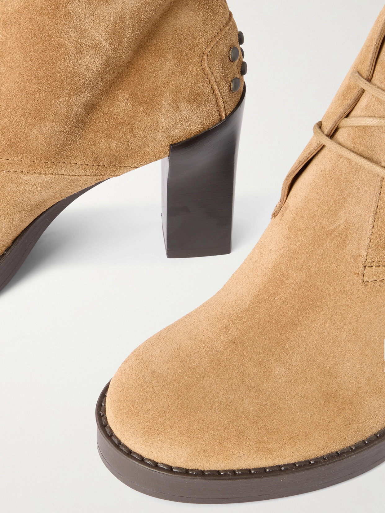 Tod's Gomma Suede Ankle Boots