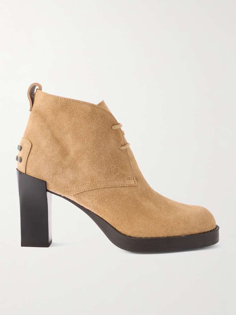 Tod's Gomma Suede Ankle Boots